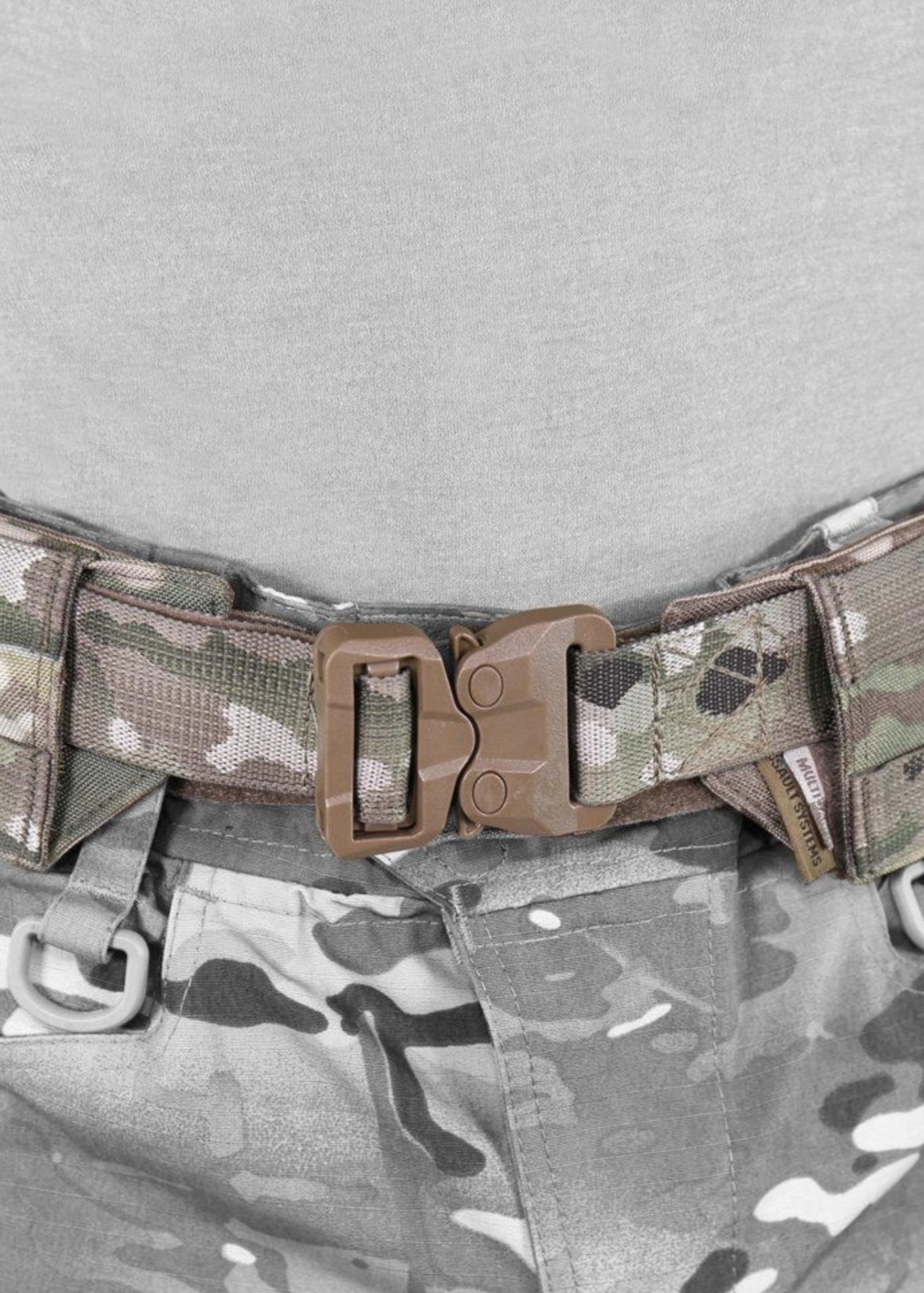 Warrior Assault Systems Low Profile MOLLE Belt with Cobra Belt (Coyote Tan)