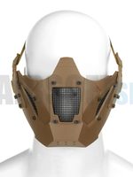 Pirate Arms Warrior Steel Half Face Mask (Tan)