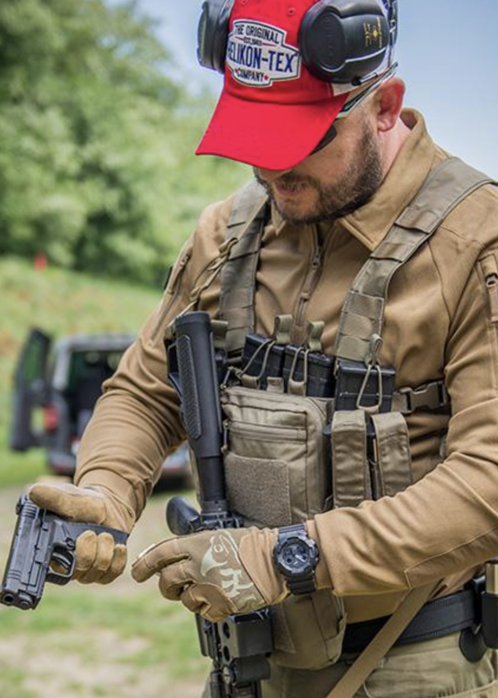 Helikon Range Tactical Gloves (Black / Shadow Grey)