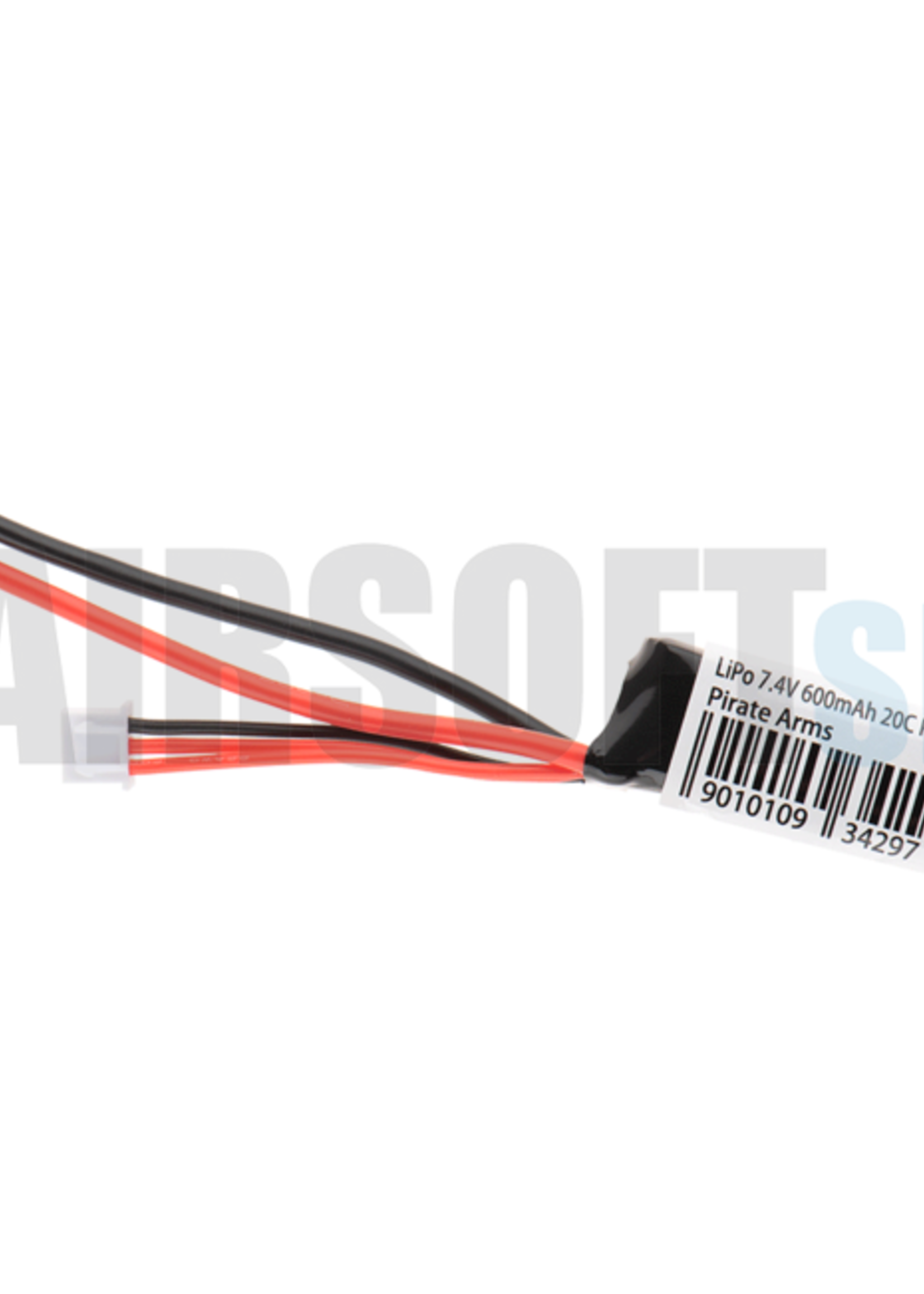 Pirate Arms LiPo 7.4V 600mAh 20C PDW Kriss Vector (Deans)