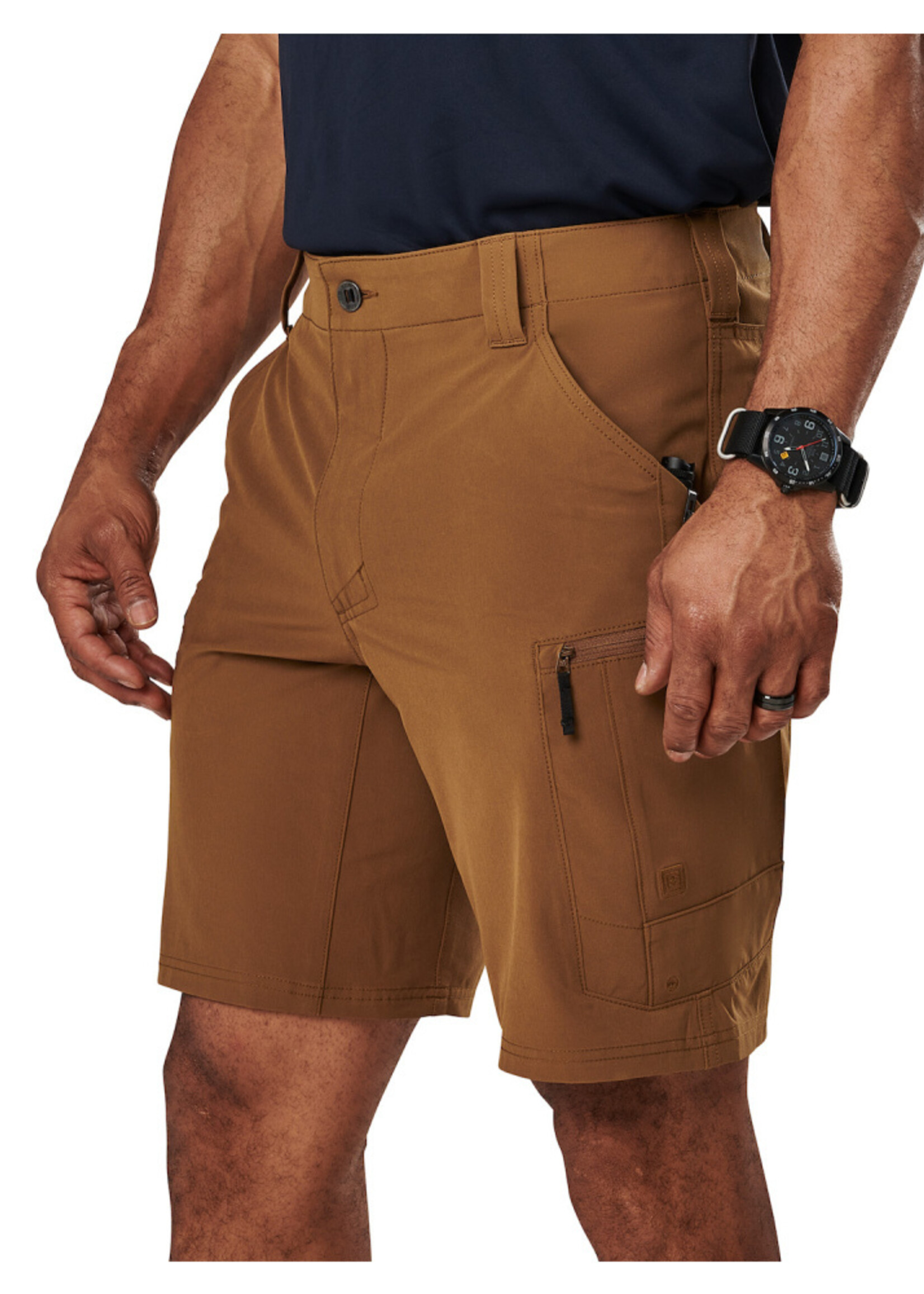 5.11 Tactical Trail 9.5" Short (Battle Brown)