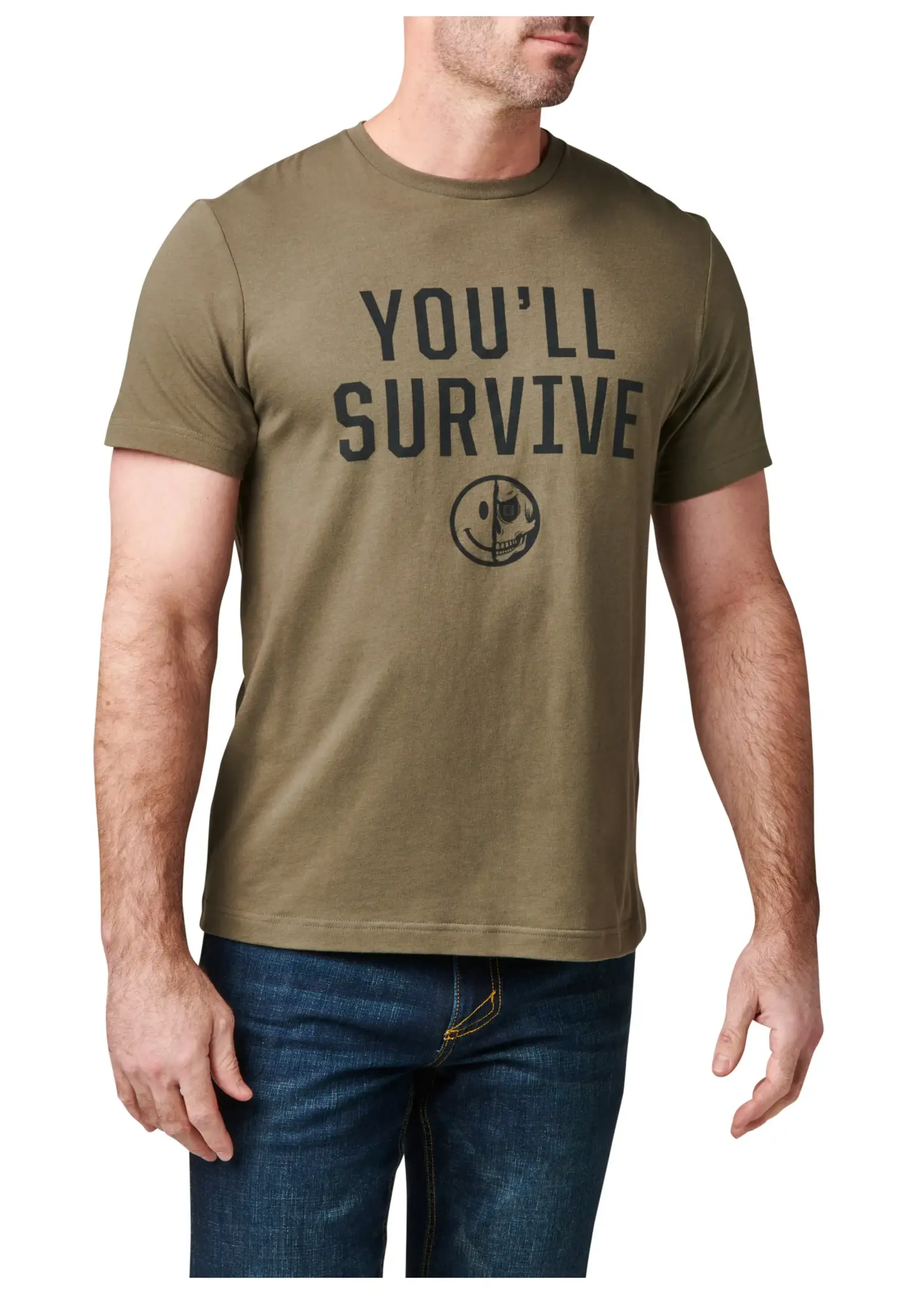 5.11 Tactical You'll Survive T-Shirt (Ranger Green)
