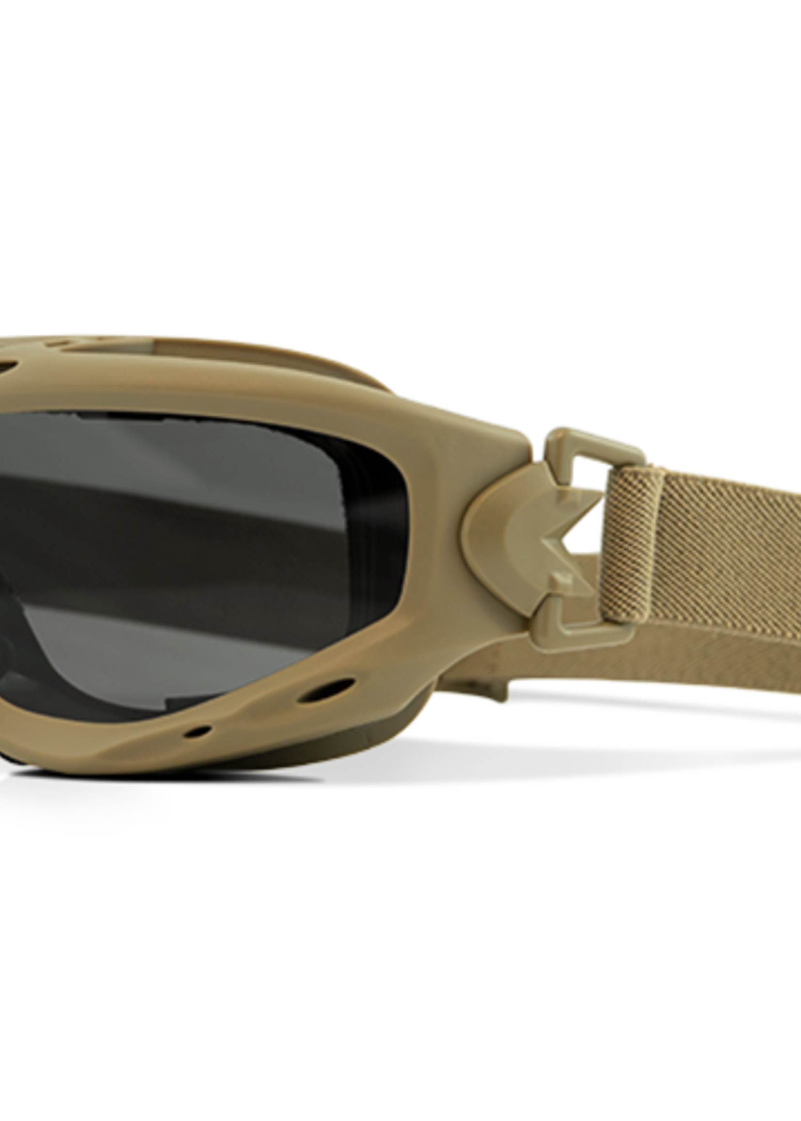 Wiley X Spear Grey/Clear (Tan Frame) + Bag