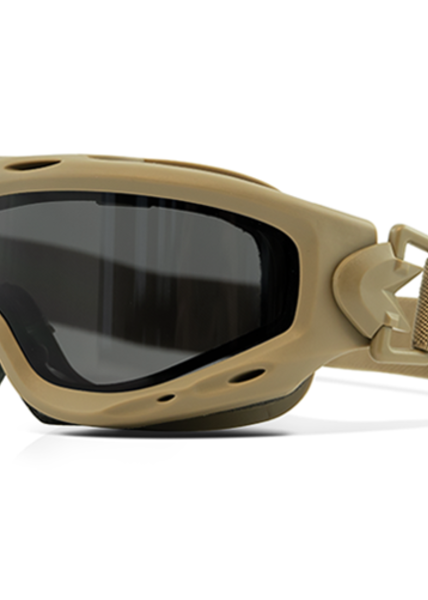 Wiley X Spear Dual Lens Grey/Clear/Light Rust (Tan Frame) + Bag