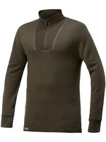 Woolpower Zip Turtleneck 200 Baselayer Shirt (Pine Green)