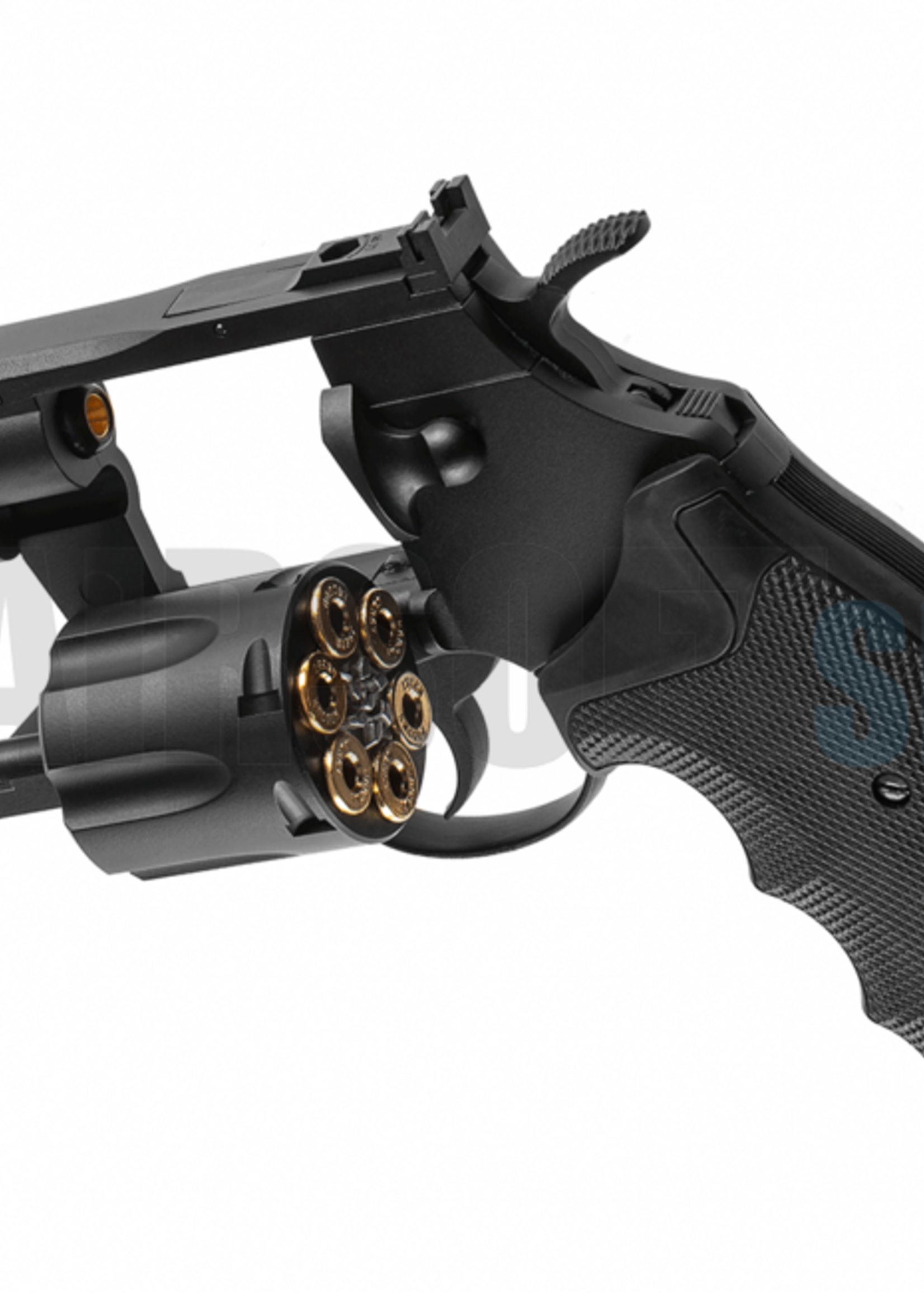 KWC 2.5" Revolver 4.5mm BB Airgun (Black)