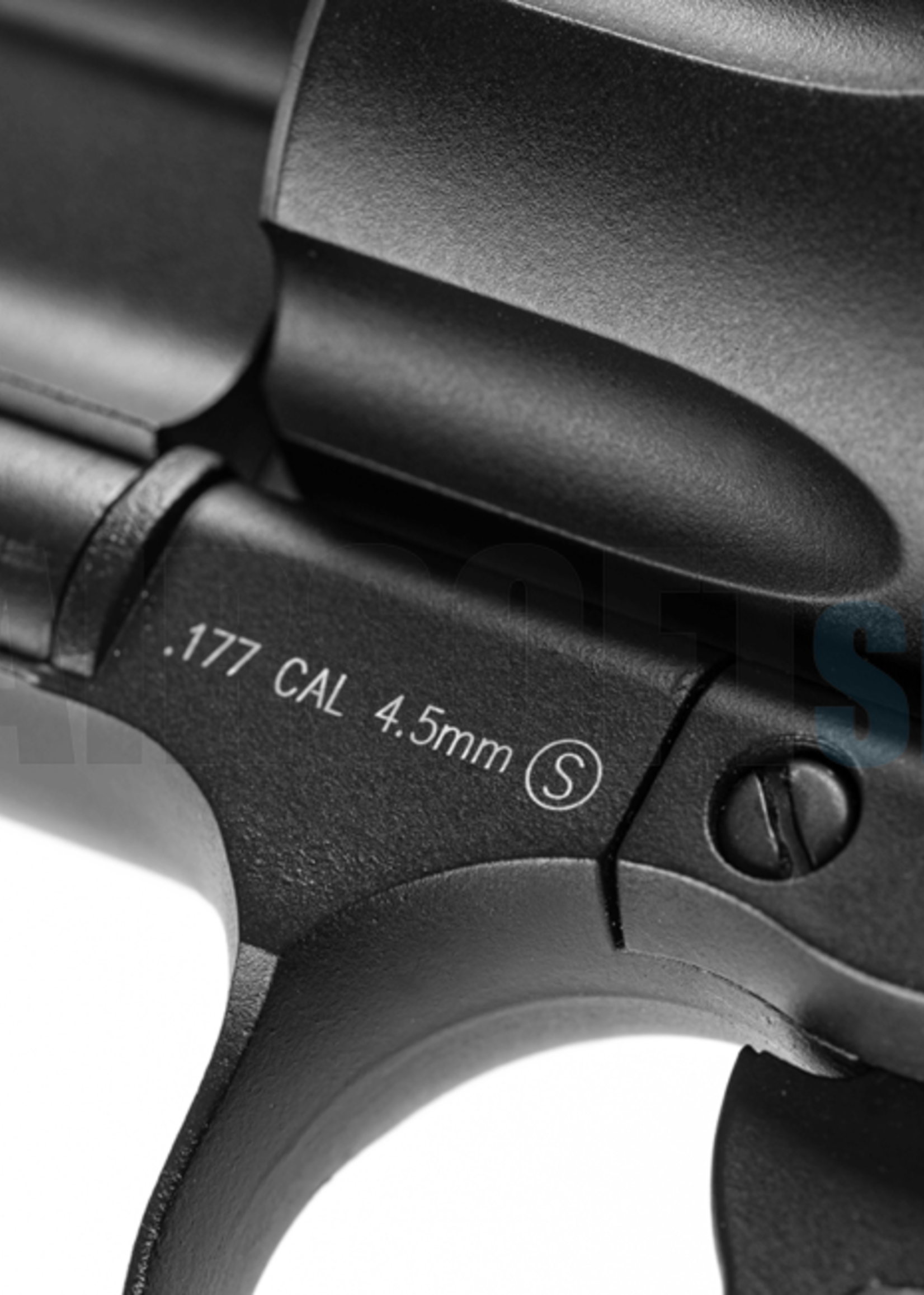 KWC 2.5" Revolver 4.5mm BB Airgun (Black)