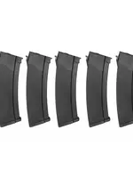 Specna Arms AK SA-J S-Mag Highcap 5-Pack 430rds (Black)
