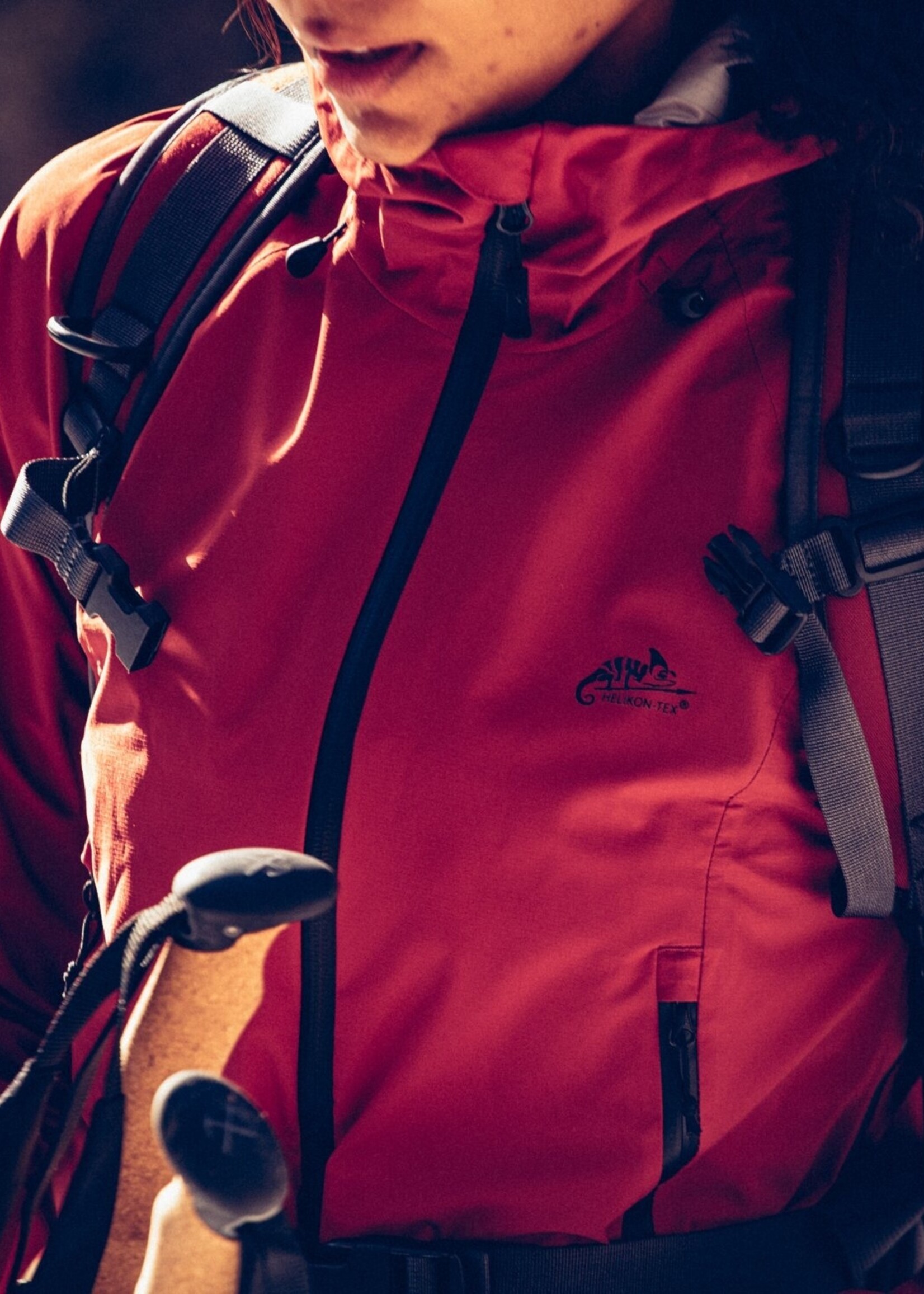 Helikon Squall Women's Hardshell Jacket (Crimson Sky)