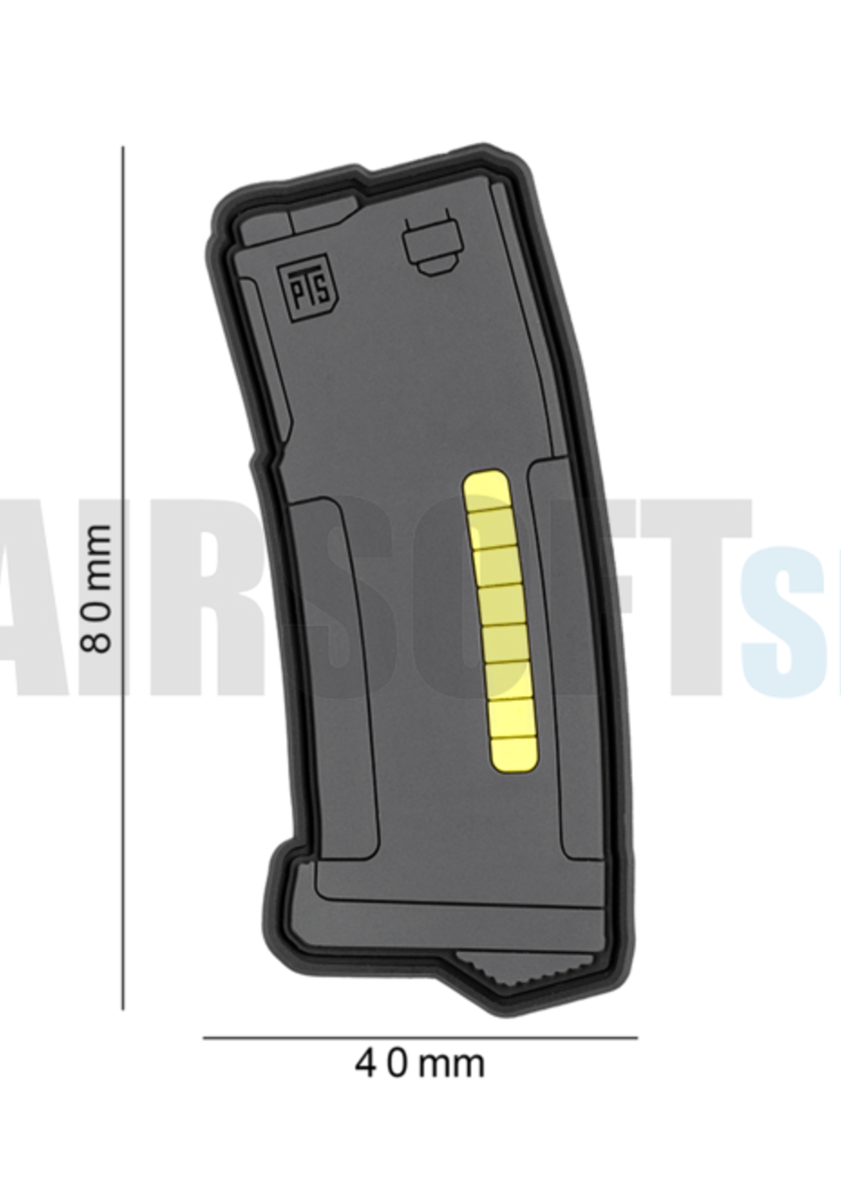 PTS 3" EPM PVC Patch (Black)