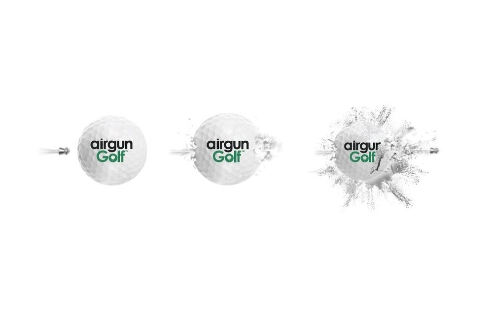 Exploding Golf Balls Airgun 9pcs