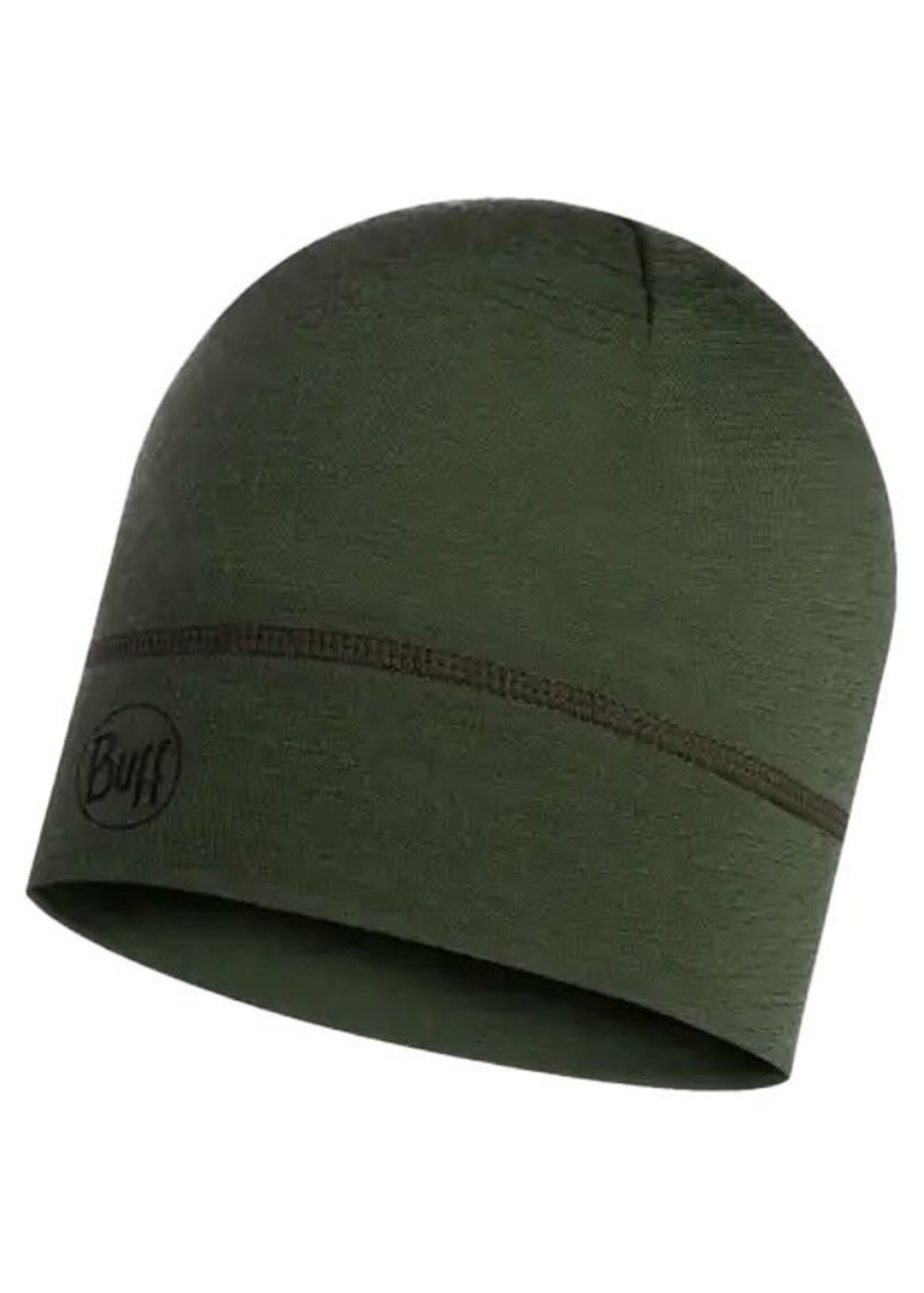 Buff Merino Wool Hat Beanie (Olive)