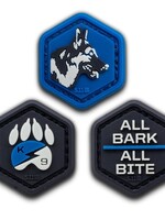 5.11 Tactical K9 Hex Patch (Blue)