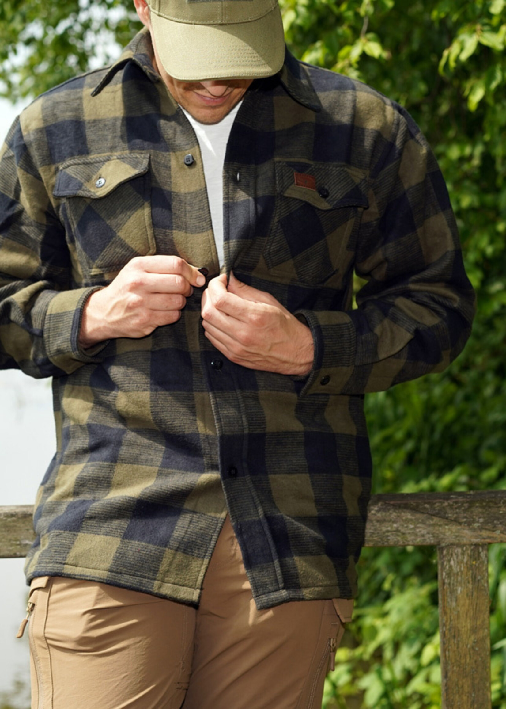 Fostex Flanel Houthakkers Hemd (Black/Olive)