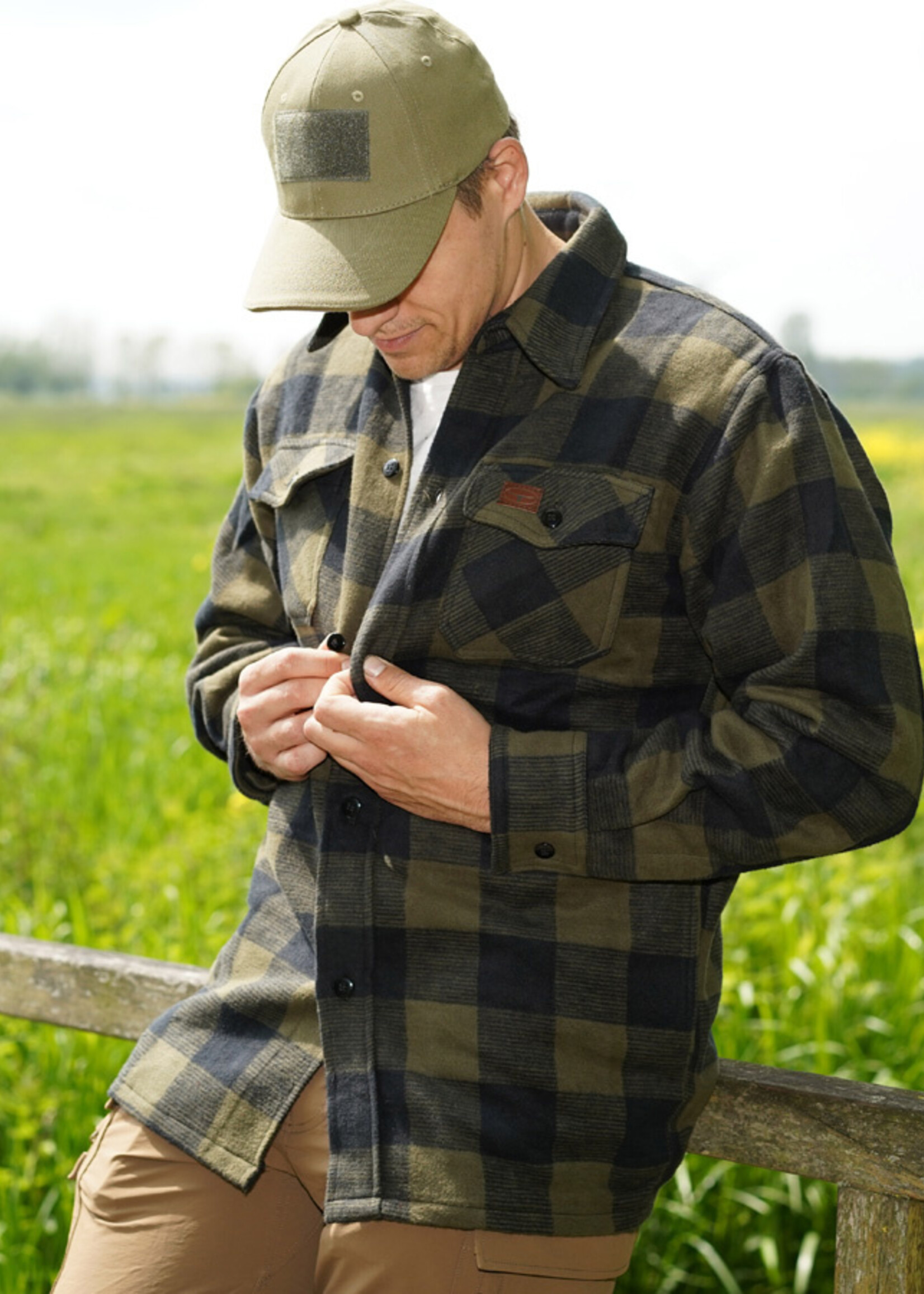 Fostex Lumberjack Flannel Shirt (Black/Olive)