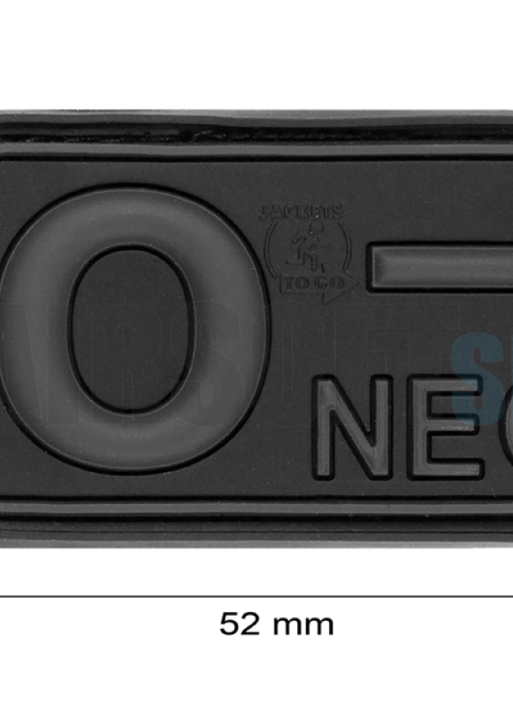 JTG Bloodtype Rubber Patch O NEG (Blackops)
