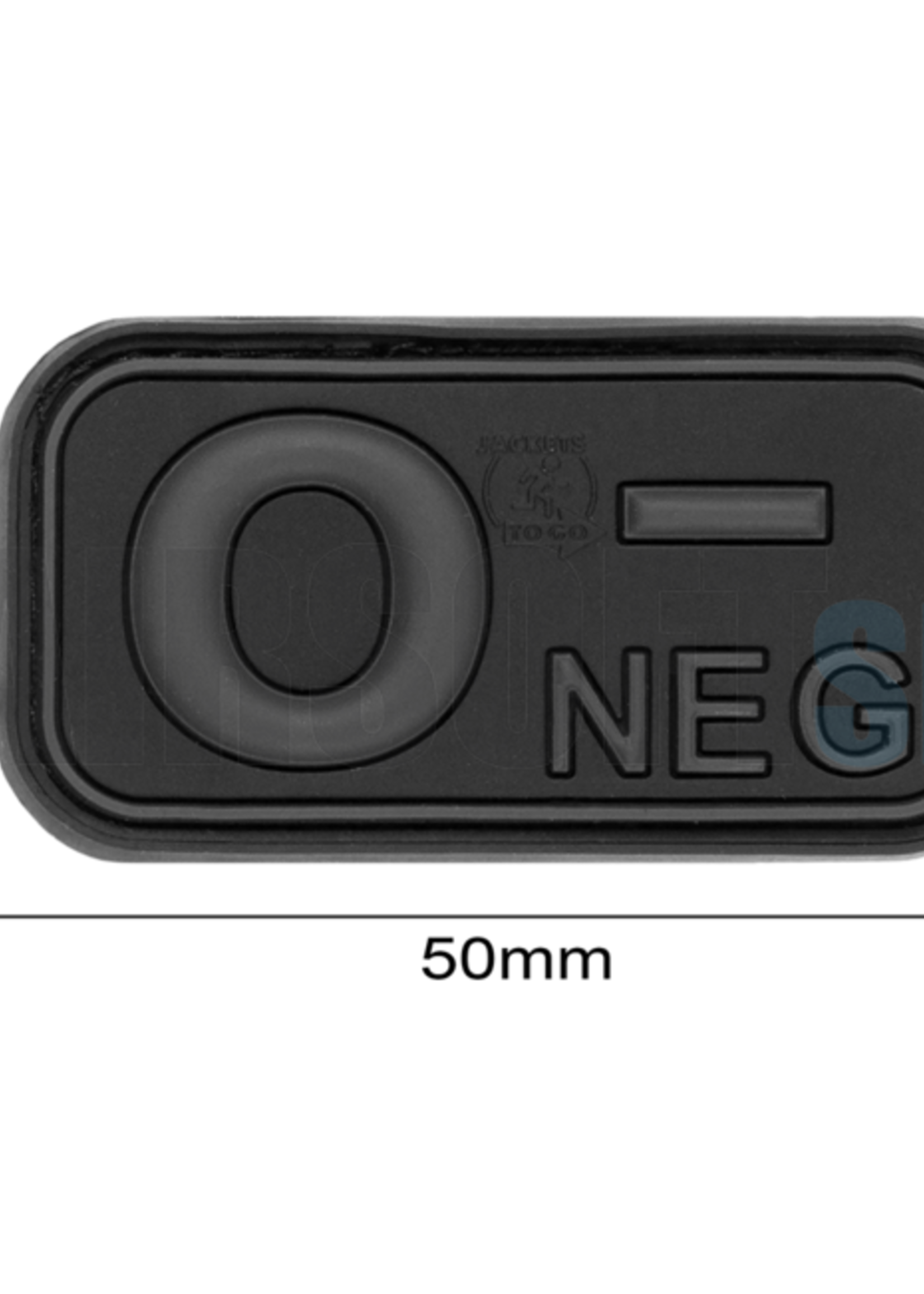 JTG Bloodtype Rubber Patch O NEG (Blackops)