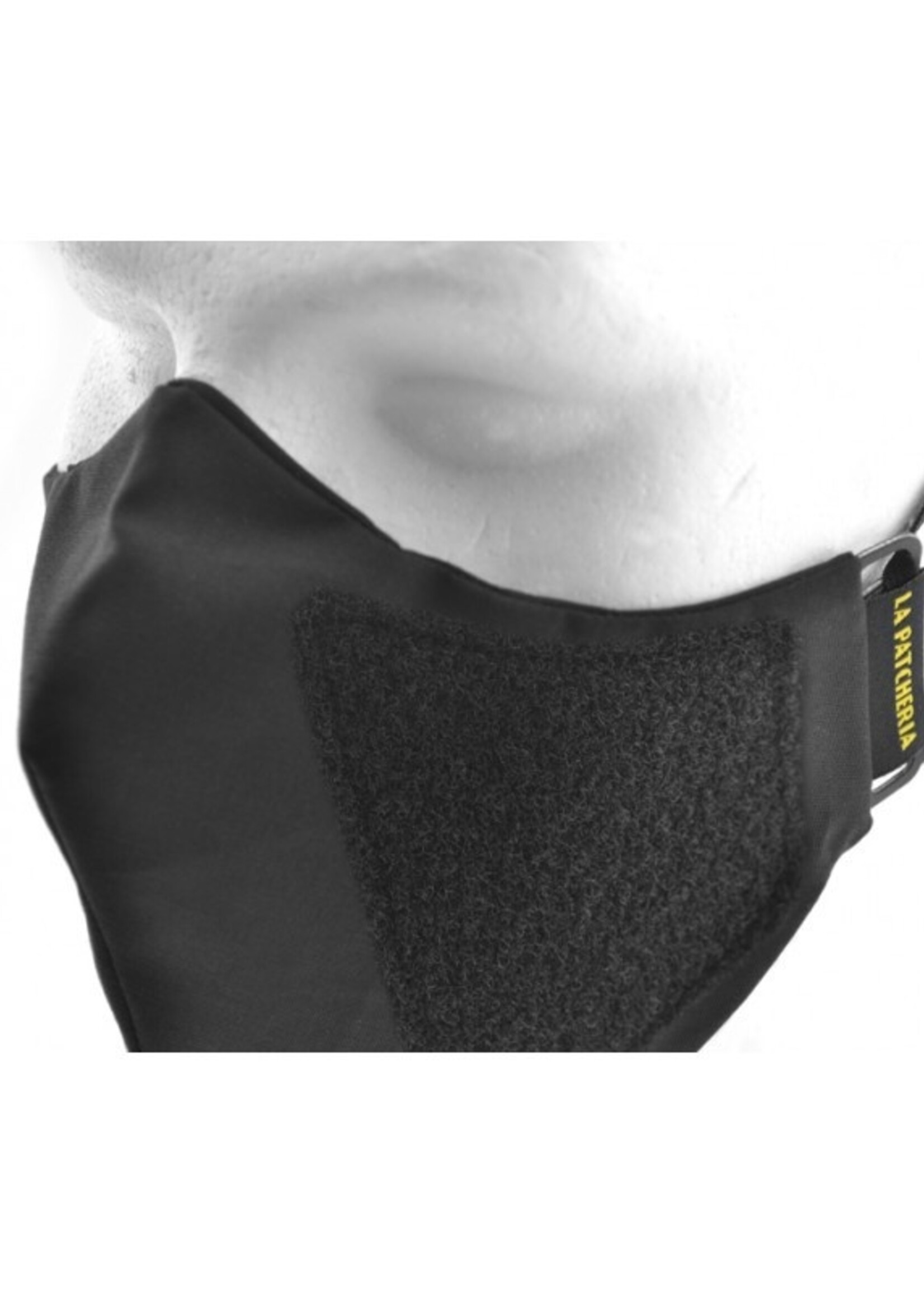 La Patcheria Face Mask With Velcro (Black)