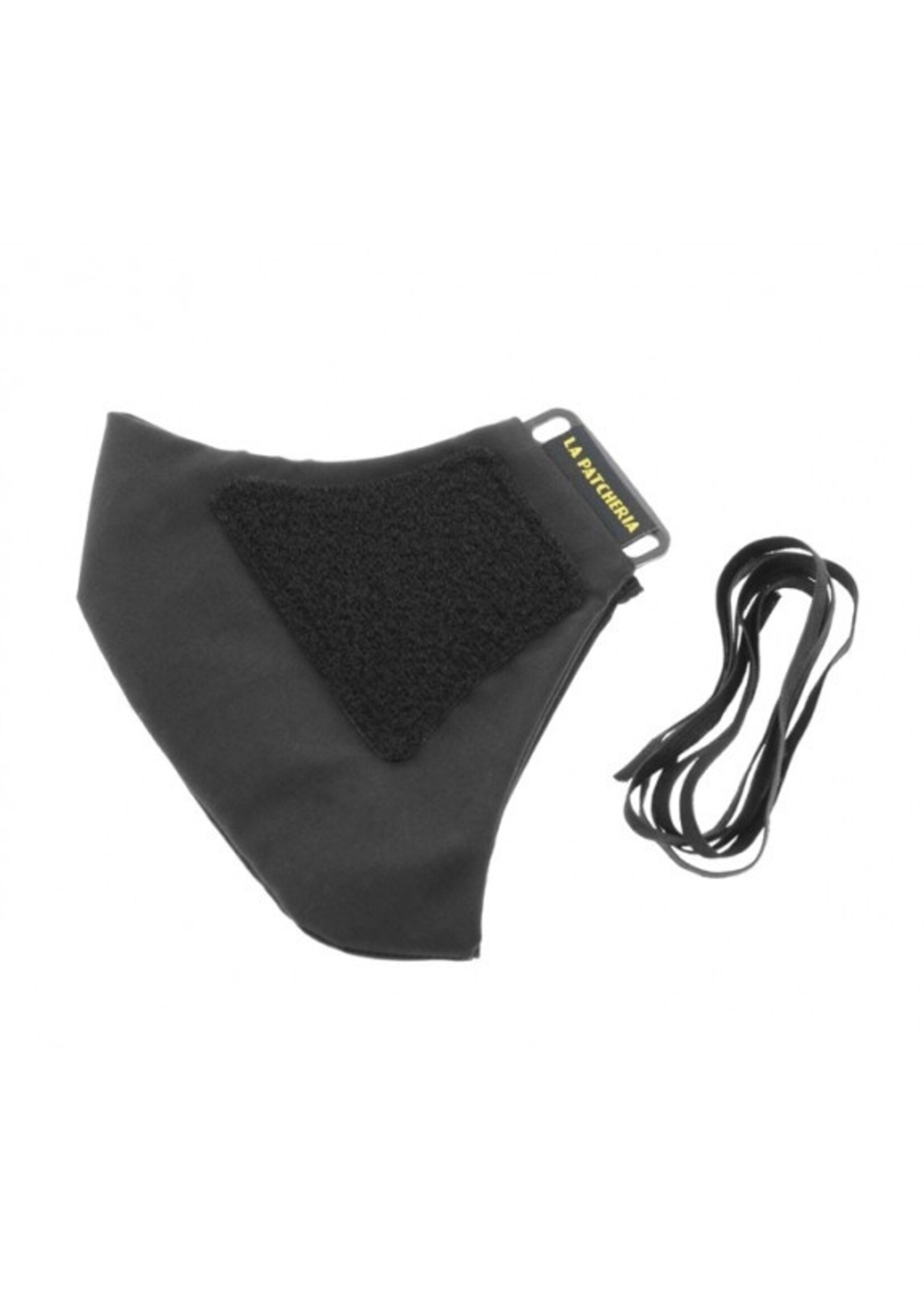 La Patcheria Face Mask With Velcro (Black)