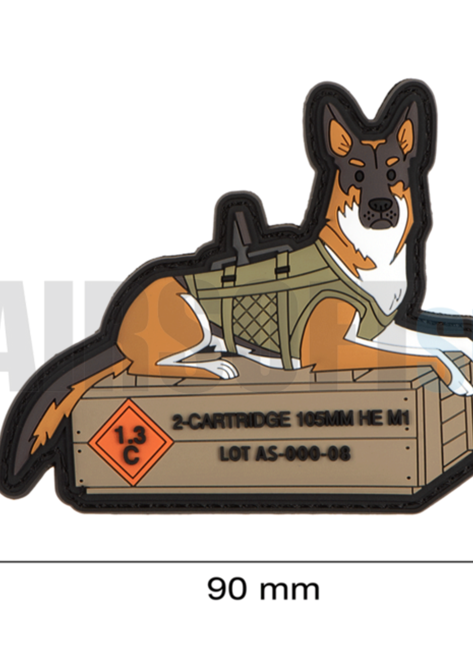 Airsoftology German Shepard Tactical Dog Patch