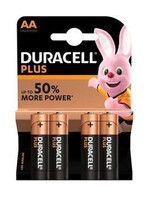Duracell LR06 / AA Alkaline Plus Batterij (4Pcs)