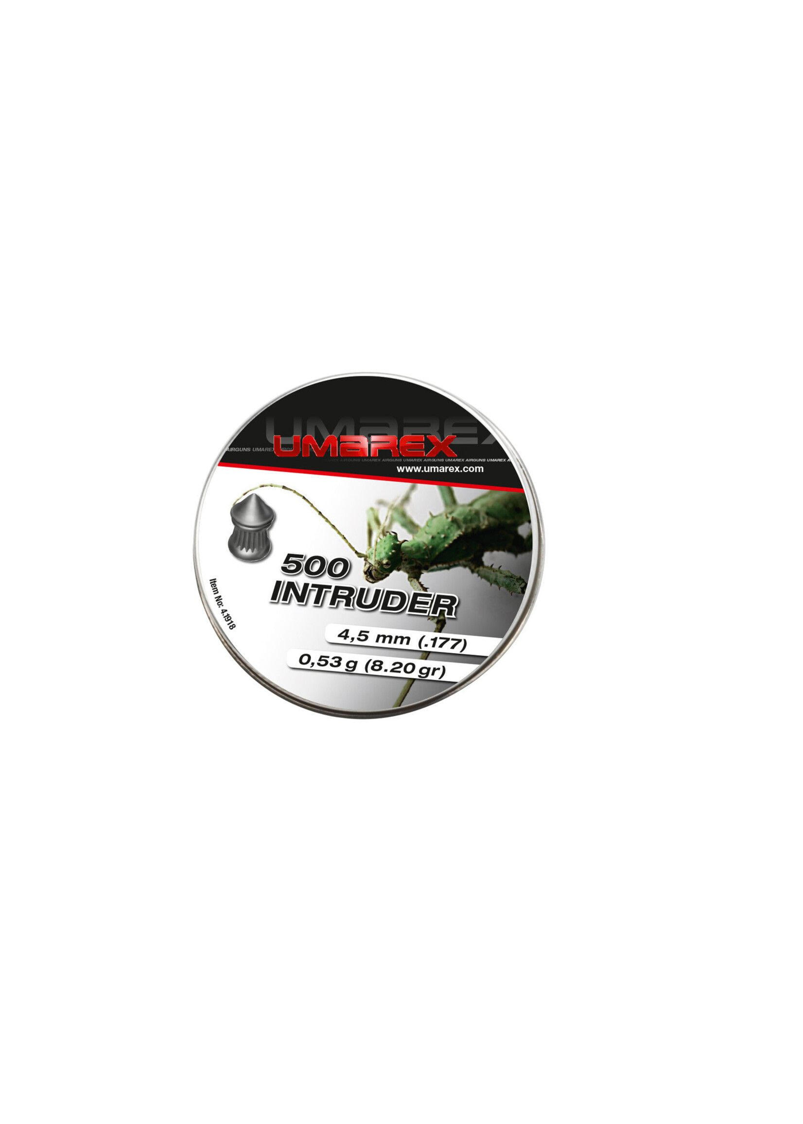 Umarex Intruder Pointed Ripped 4.5mm Pellets 500pcs (0,52g)