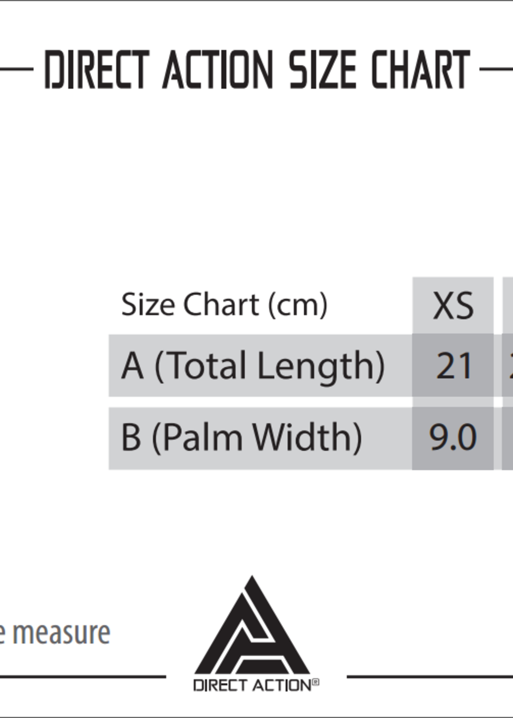 Direct Action Light Gloves (Black)