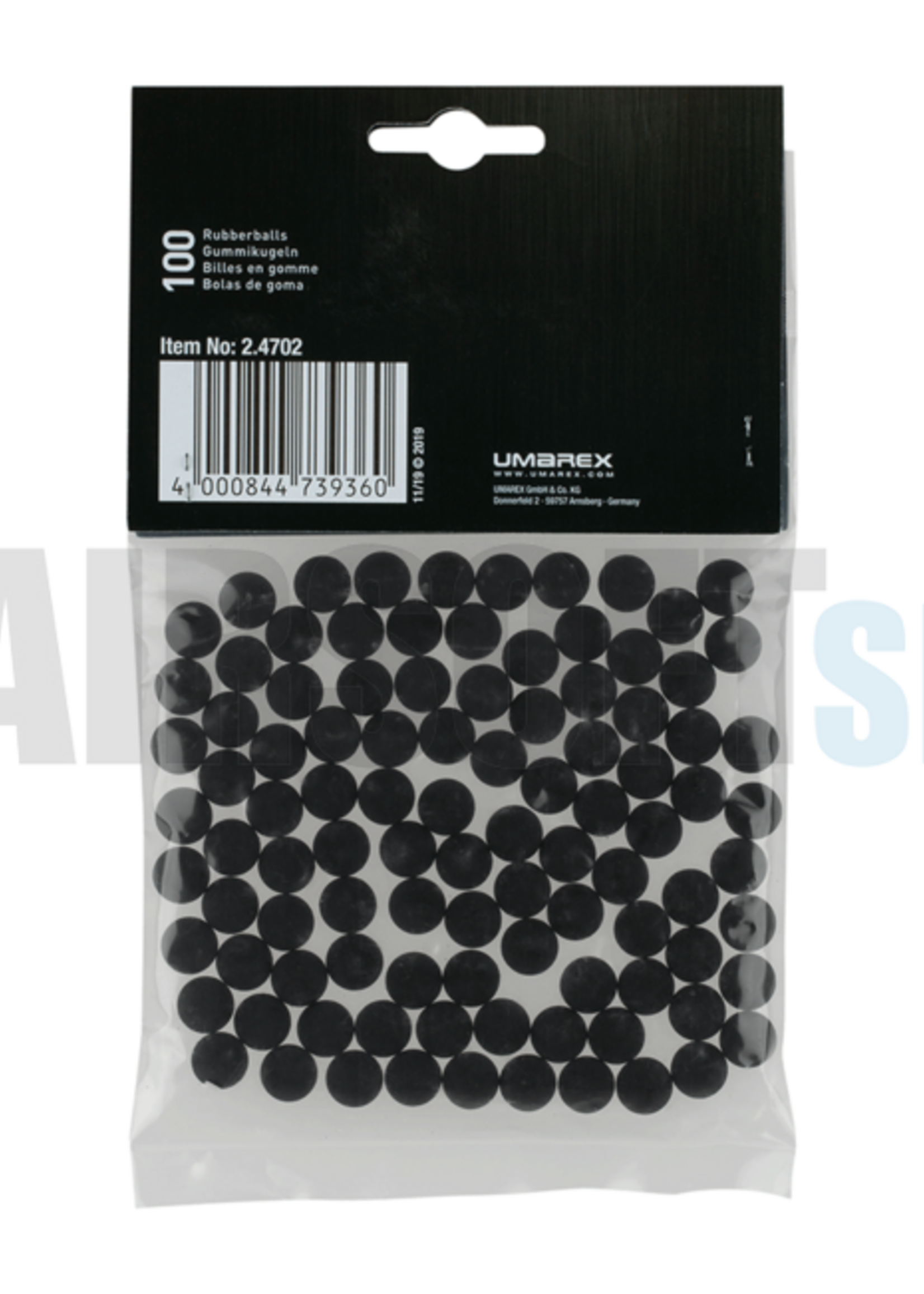 Umarex T4E .43 Practice Rubber Balls 100rds