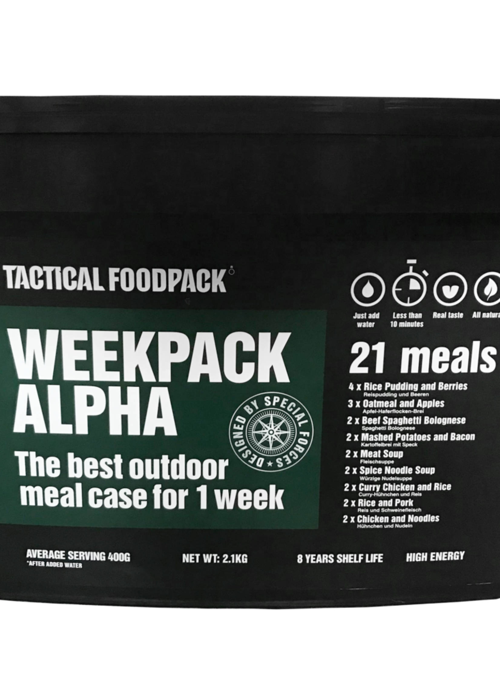 Tactical Foodpack Weekpack Alpha 2080g