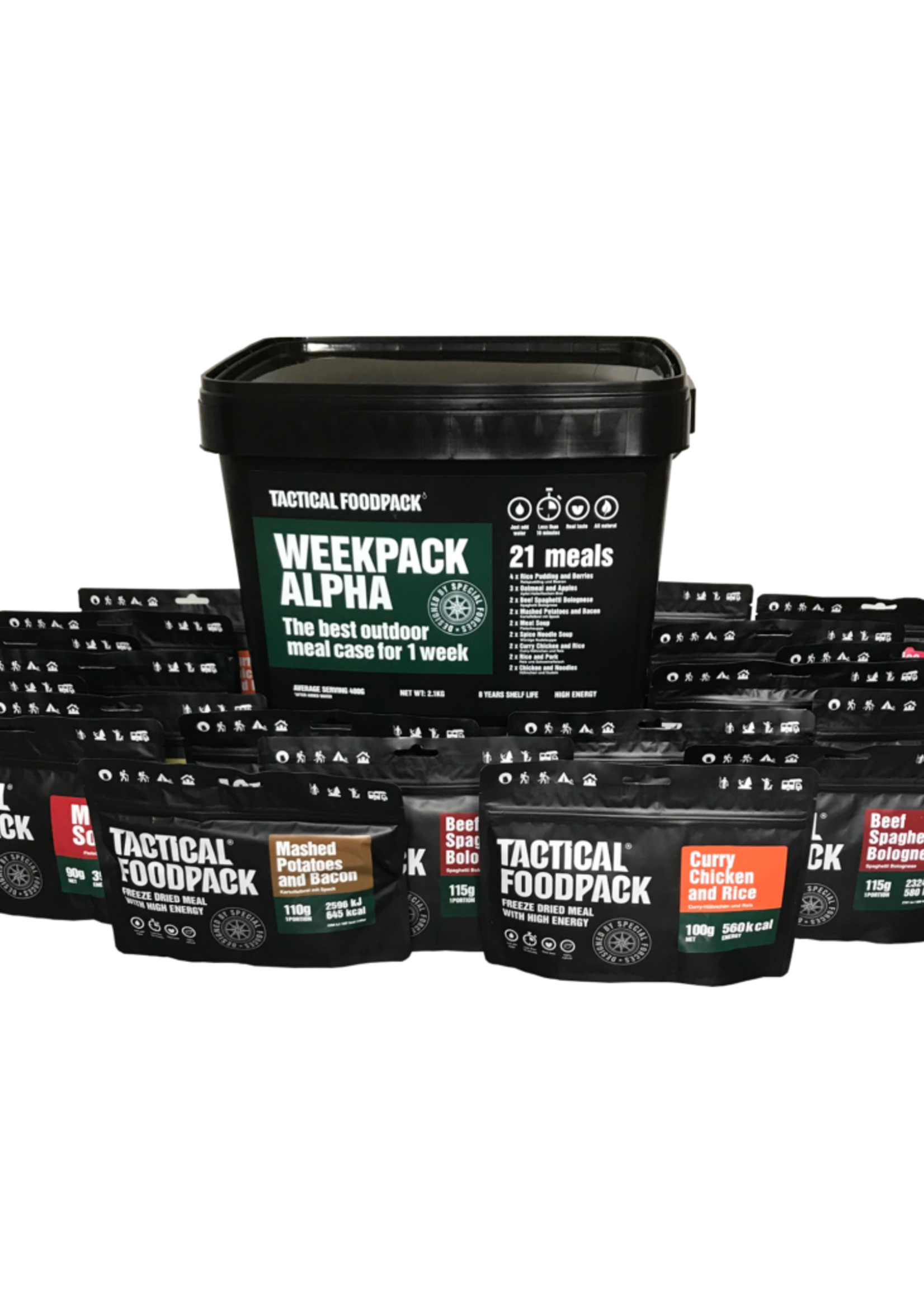Tactical Foodpack Weekpack Alpha 2080g
