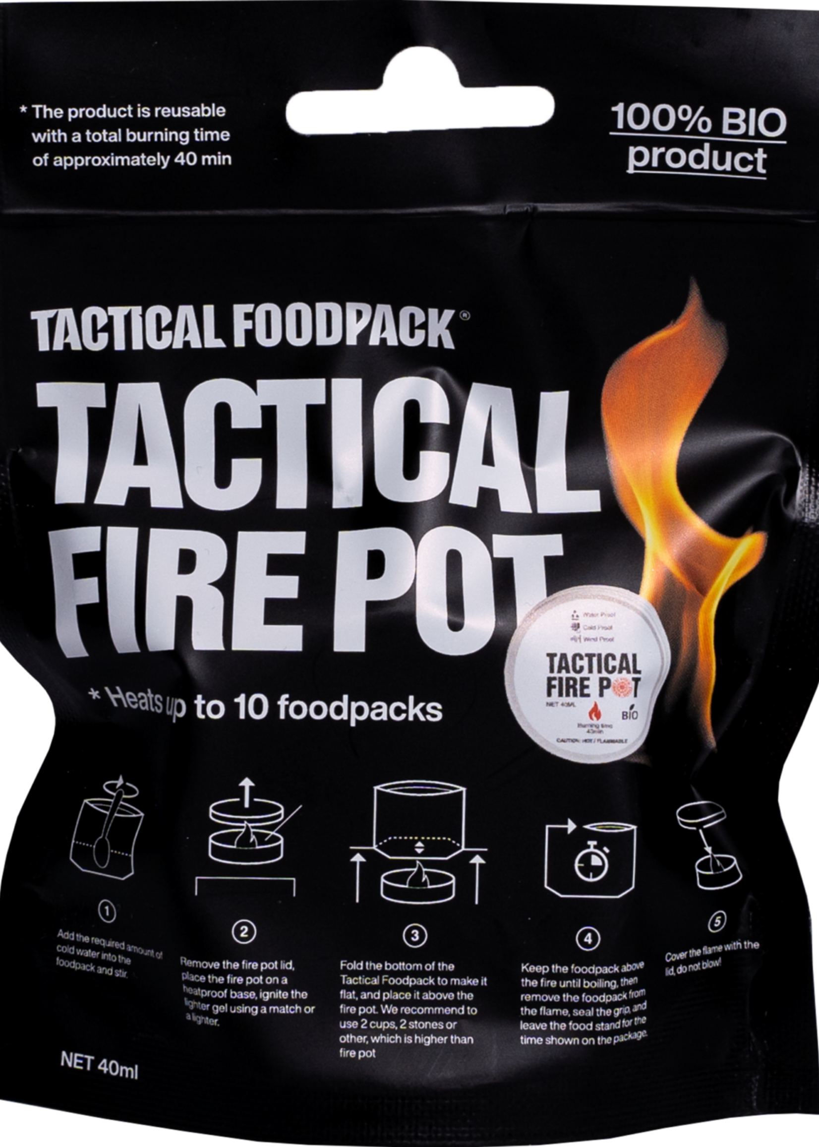 Tactical Foodpack Tactical Fire Pot 40ml