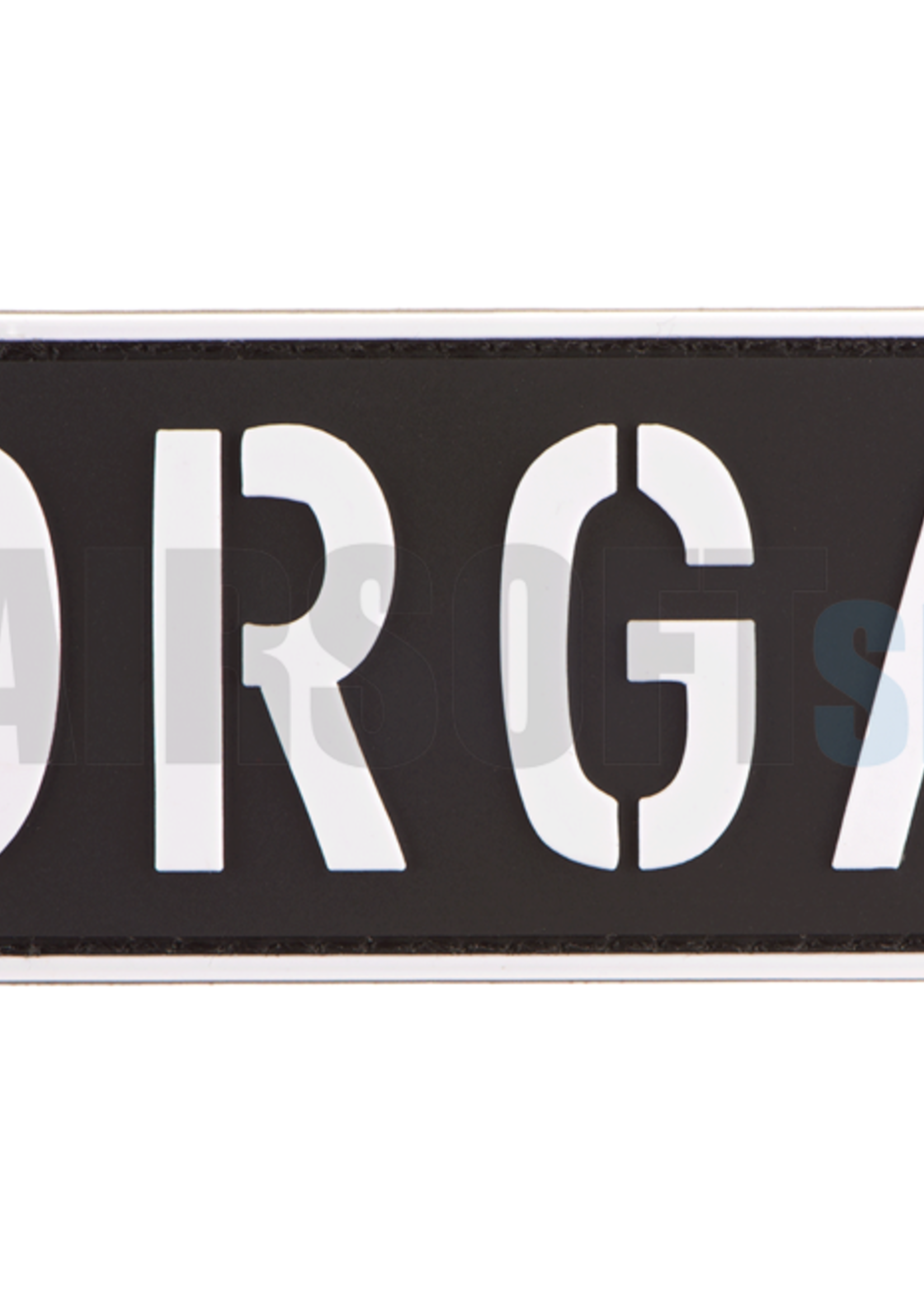 JTG ORGA PVC Patch (black)