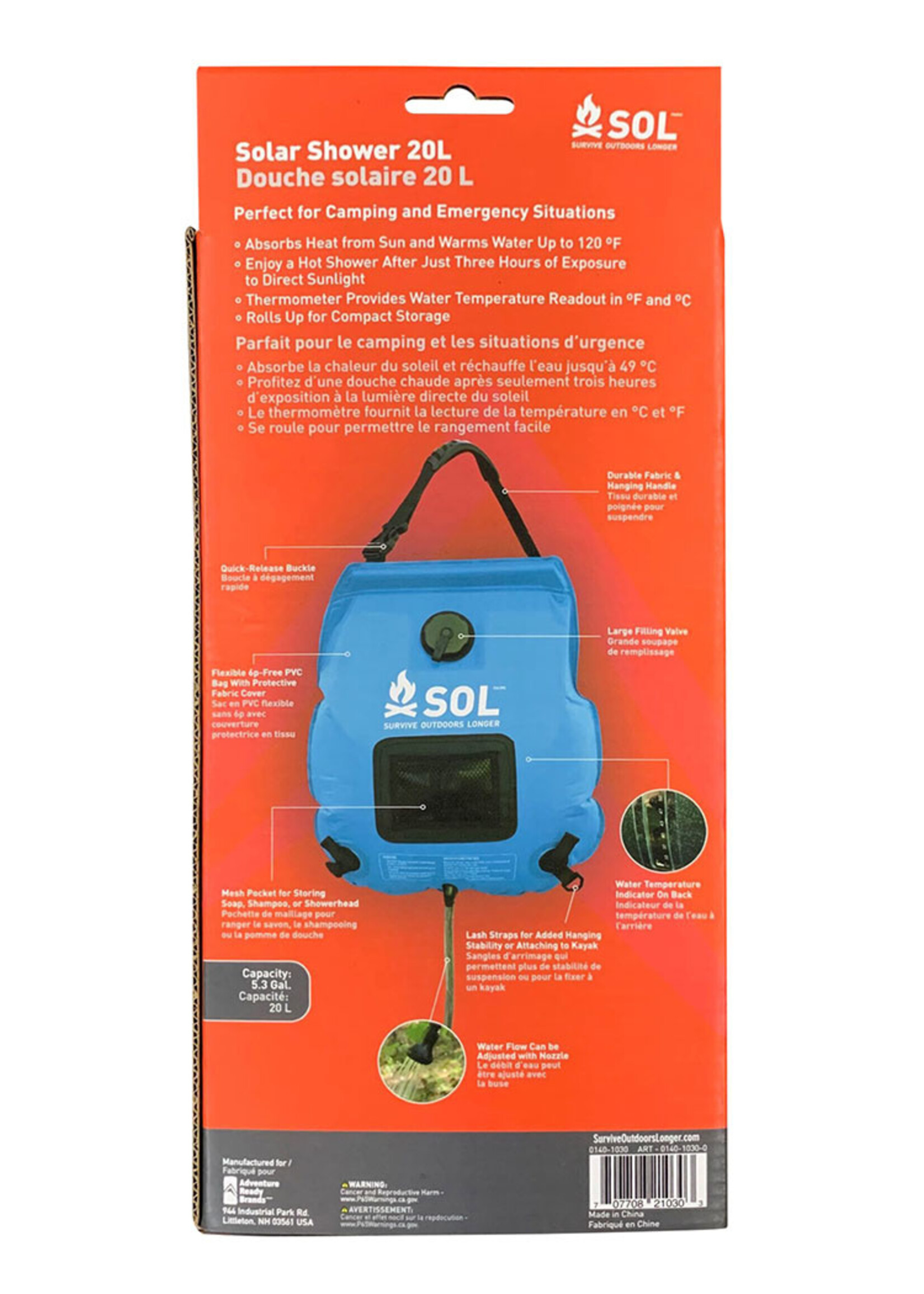 SOL Solar Douche (20 L)