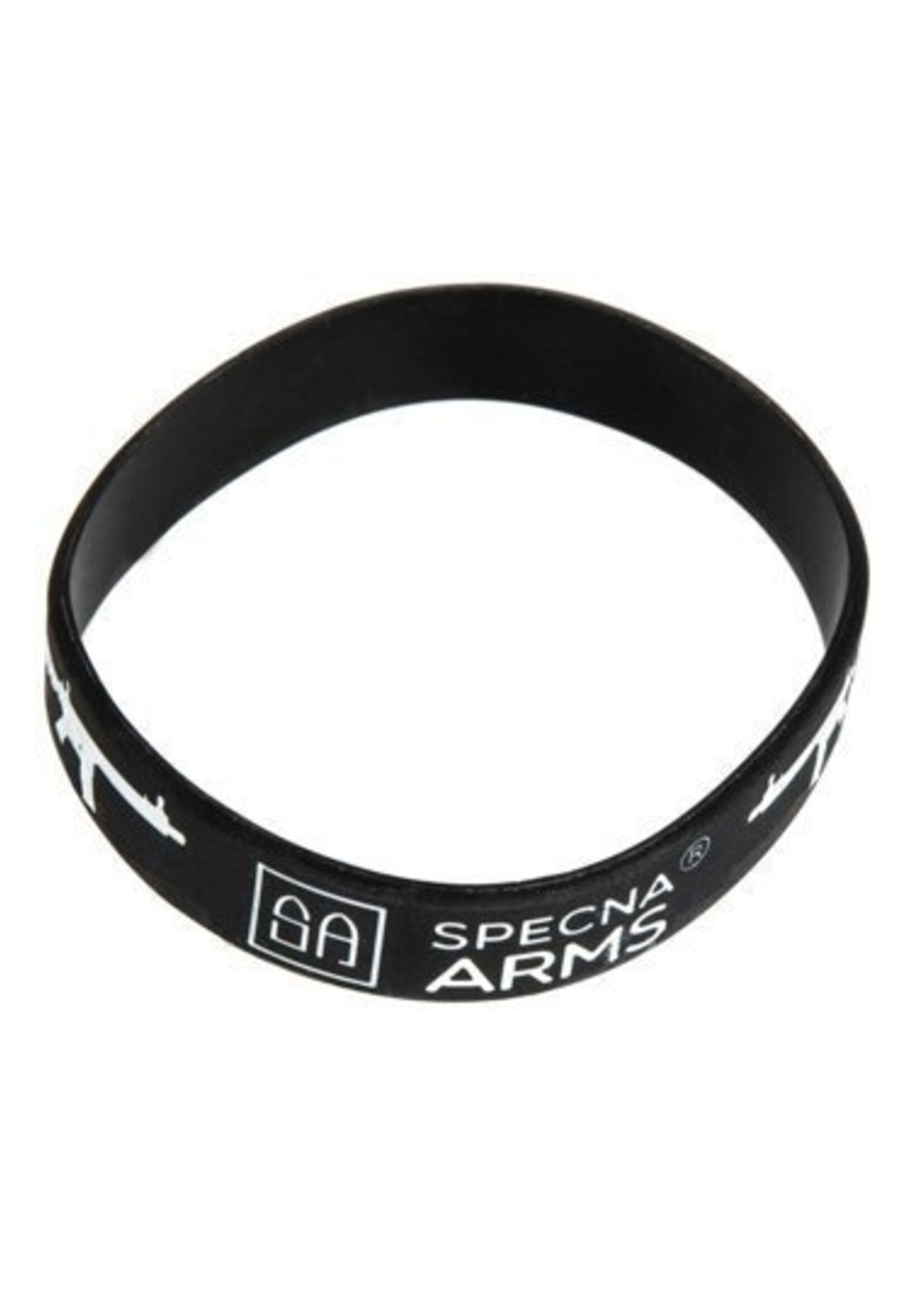 Specna Arms Silicone Wrist Band  Your Way of Airsoft (Black)