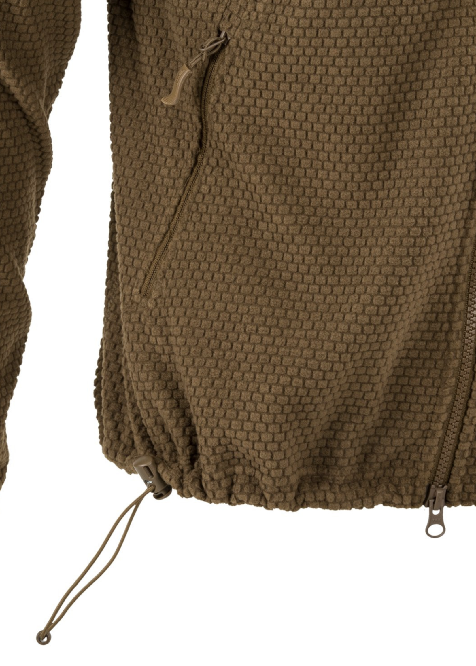 Helikon Alpha Hoodie Jacket (Grid Fleece) (Shadow Grey)