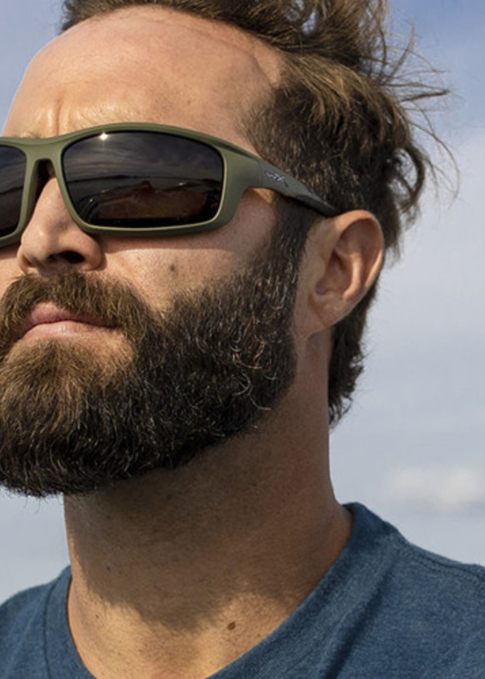 Wiley X Grid Captivate Polarized Grey (Matte Utility Green)