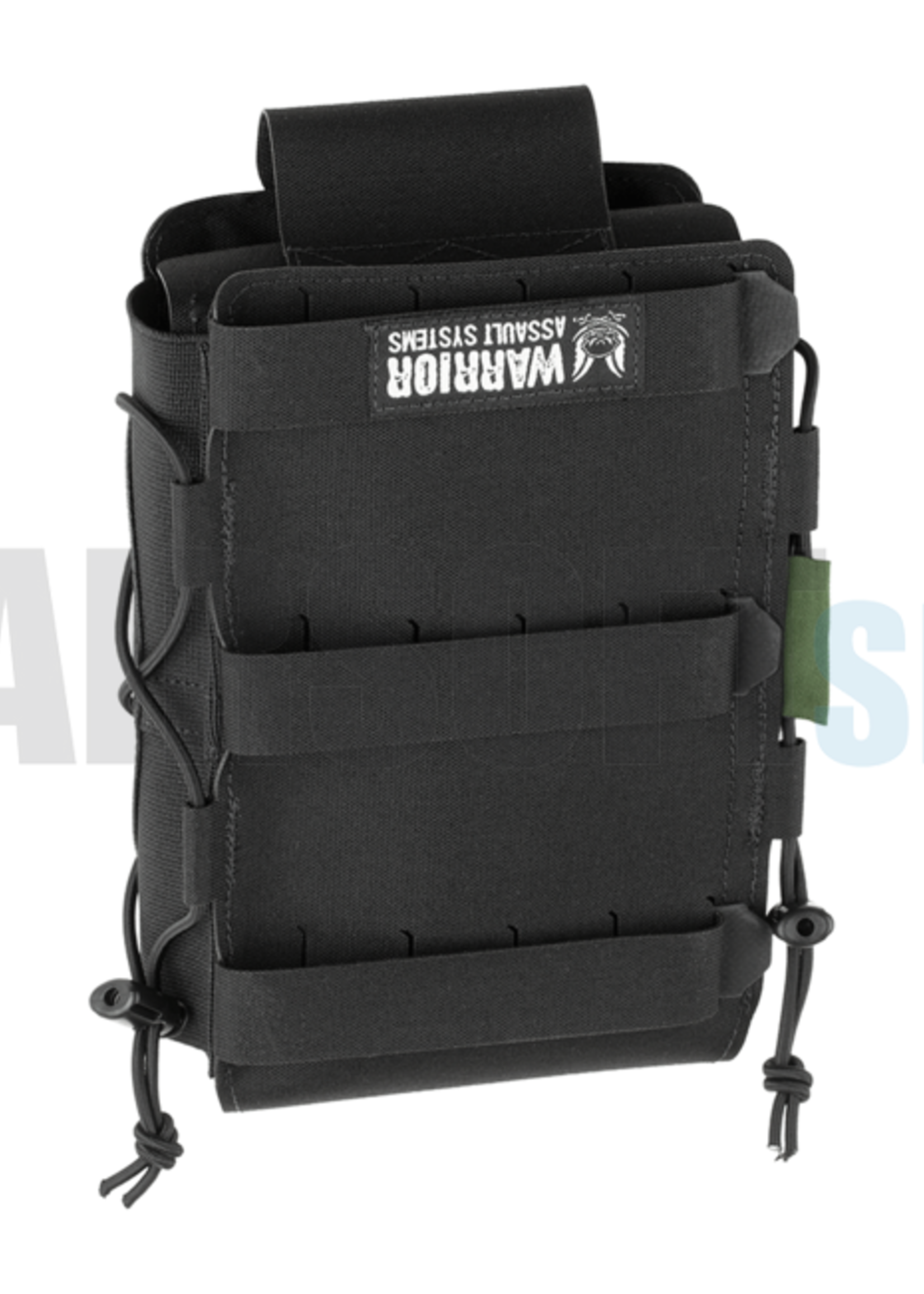 Warrior Assault Systems Laser Cut Large Horizontal Individual First Aid Kit Pouch (Black)