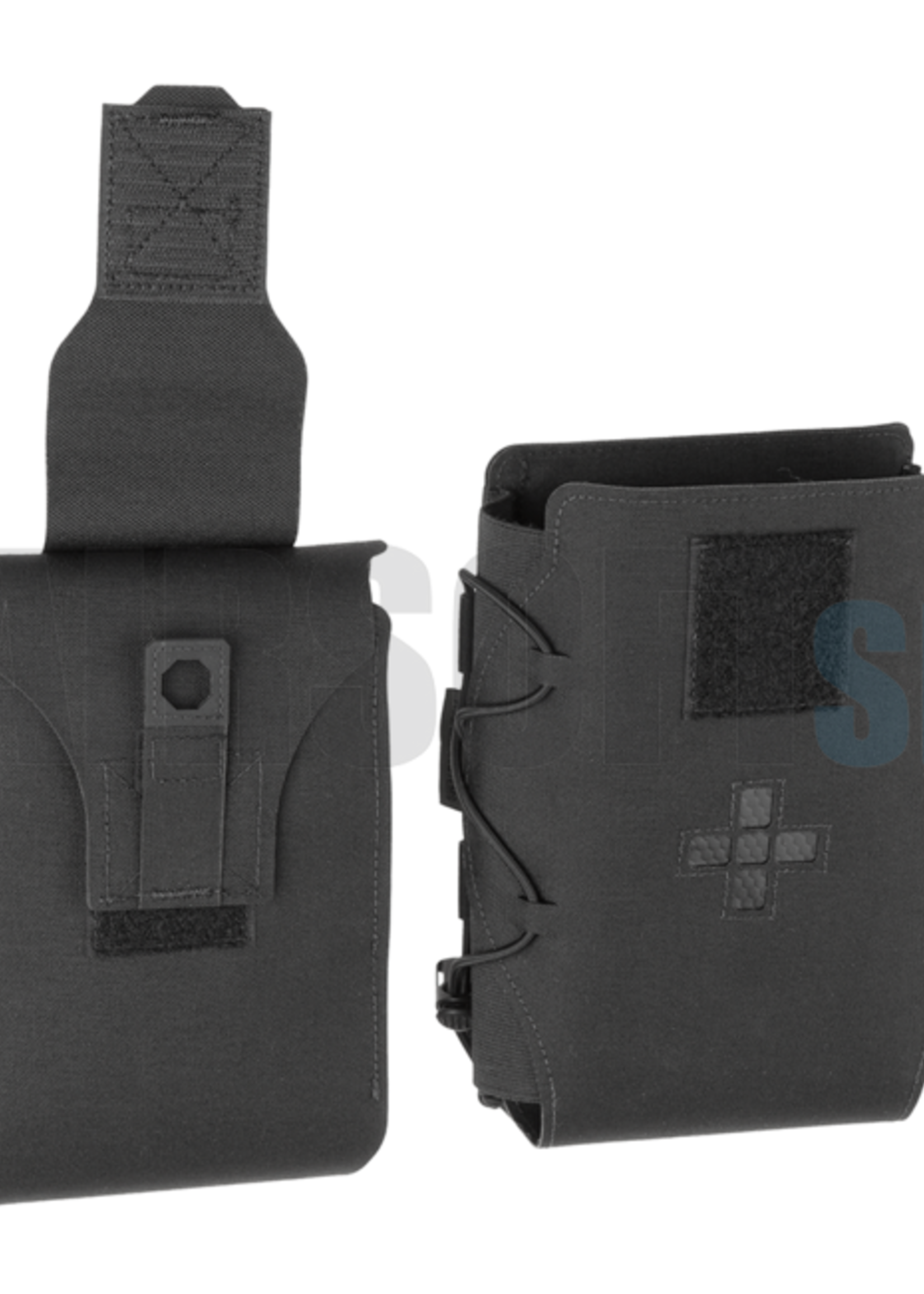 Warrior Assault Systems Laser Cut Large Horizontal Individual First Aid Kit Pouch (Black)