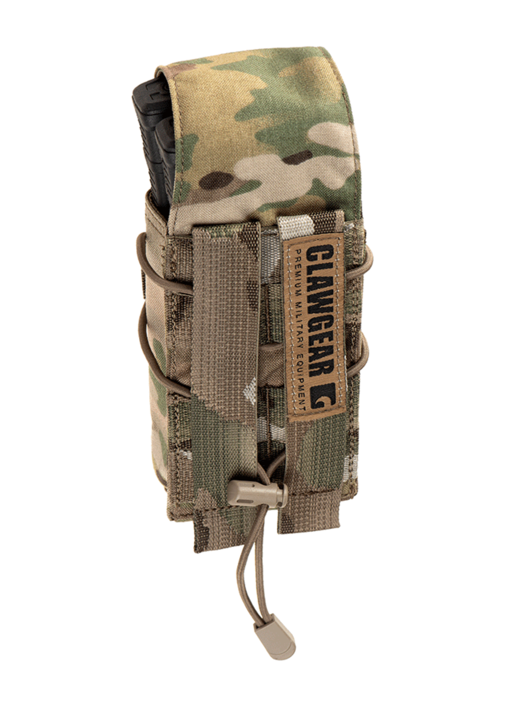 Claw Gear 5.56mm Single Mag Stack Flap Pouch Core (Multicam)
