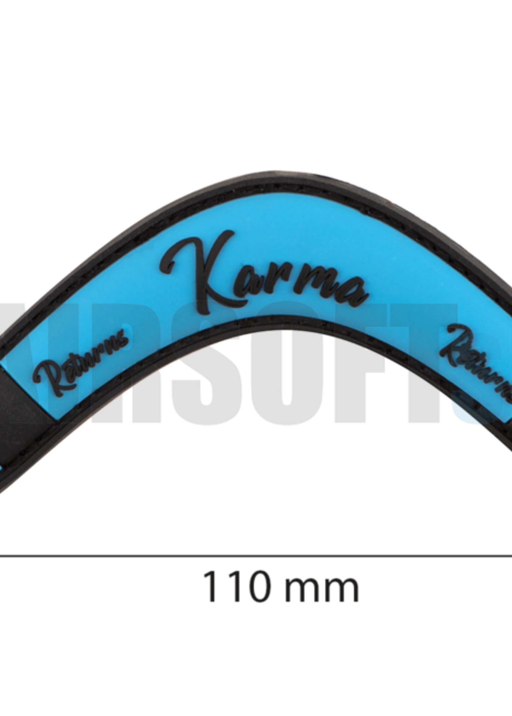 JTG Karma Returns Rubber Patch (Blue)