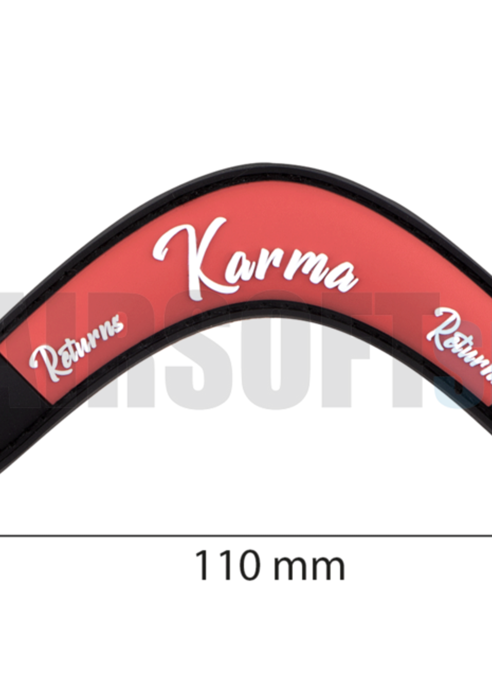 JTG Karma Returns Rubber Patch (Rose)