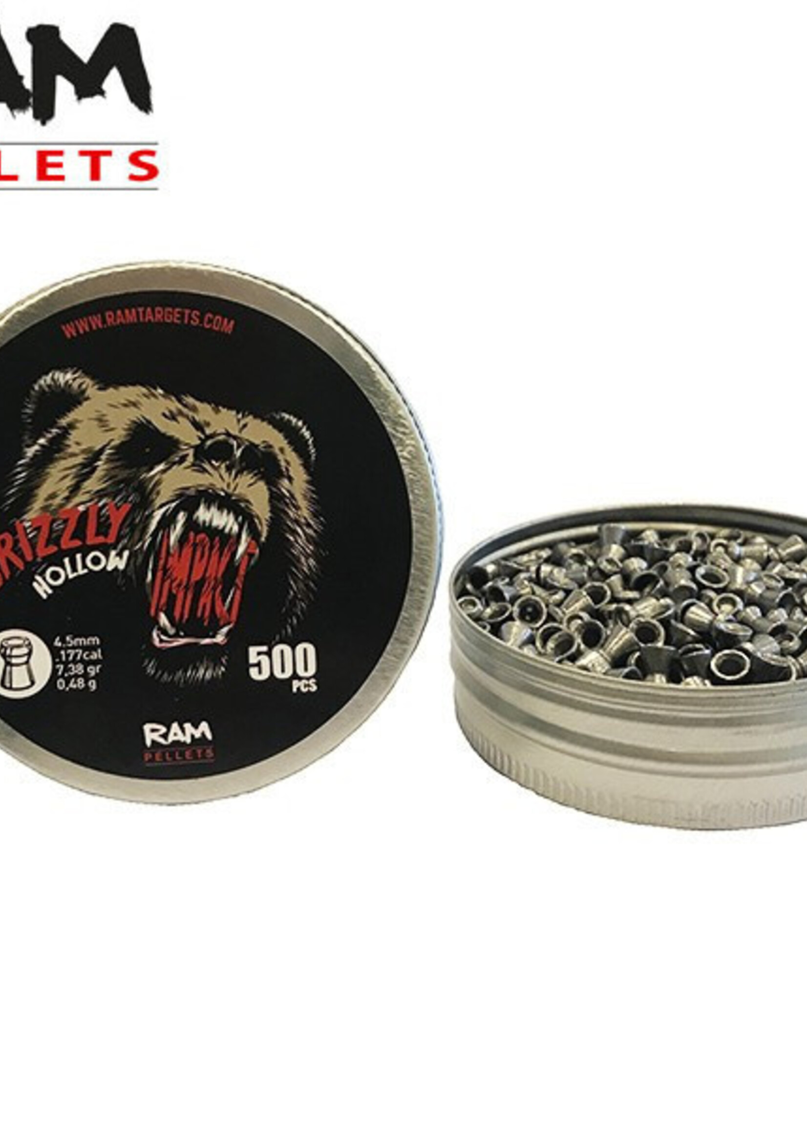 RAM Grizzly 4.5mm Pellets 500pcs