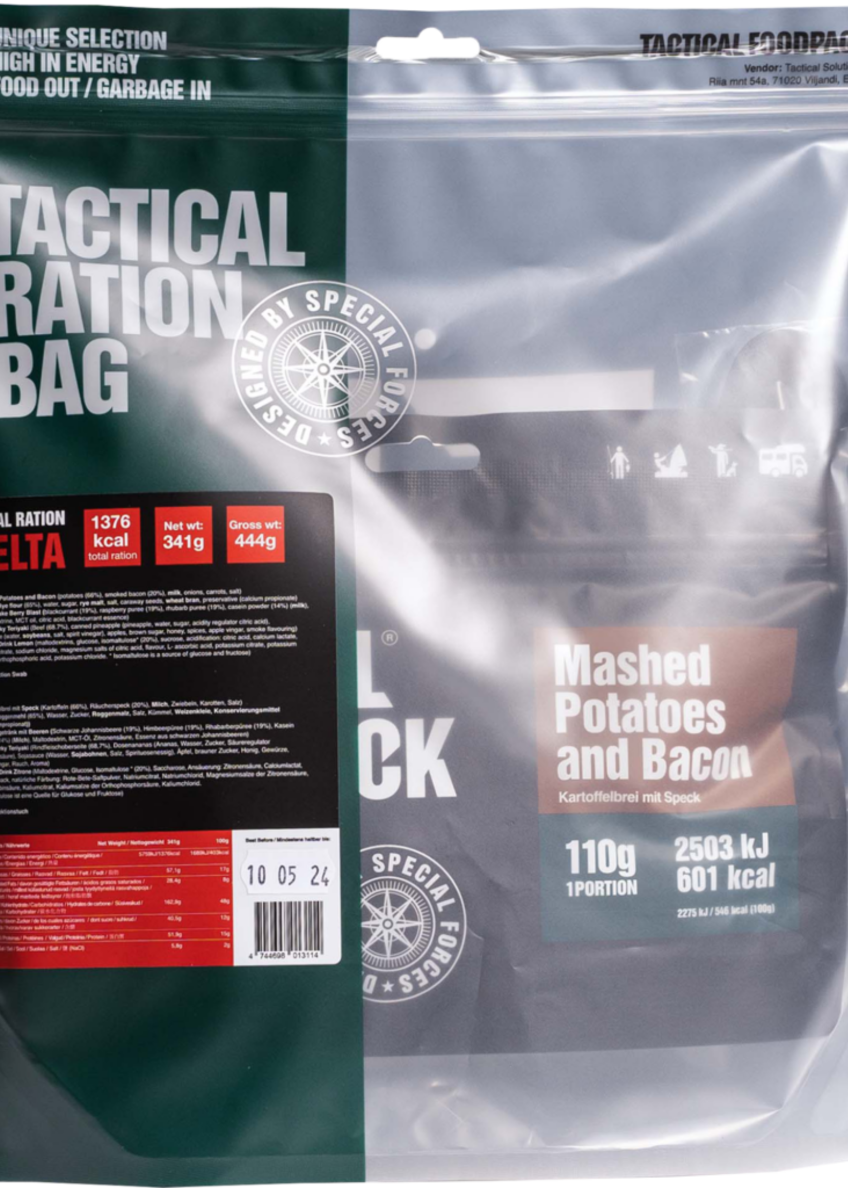 Tactical Foodpack 1 Meal Ration Delta 341g