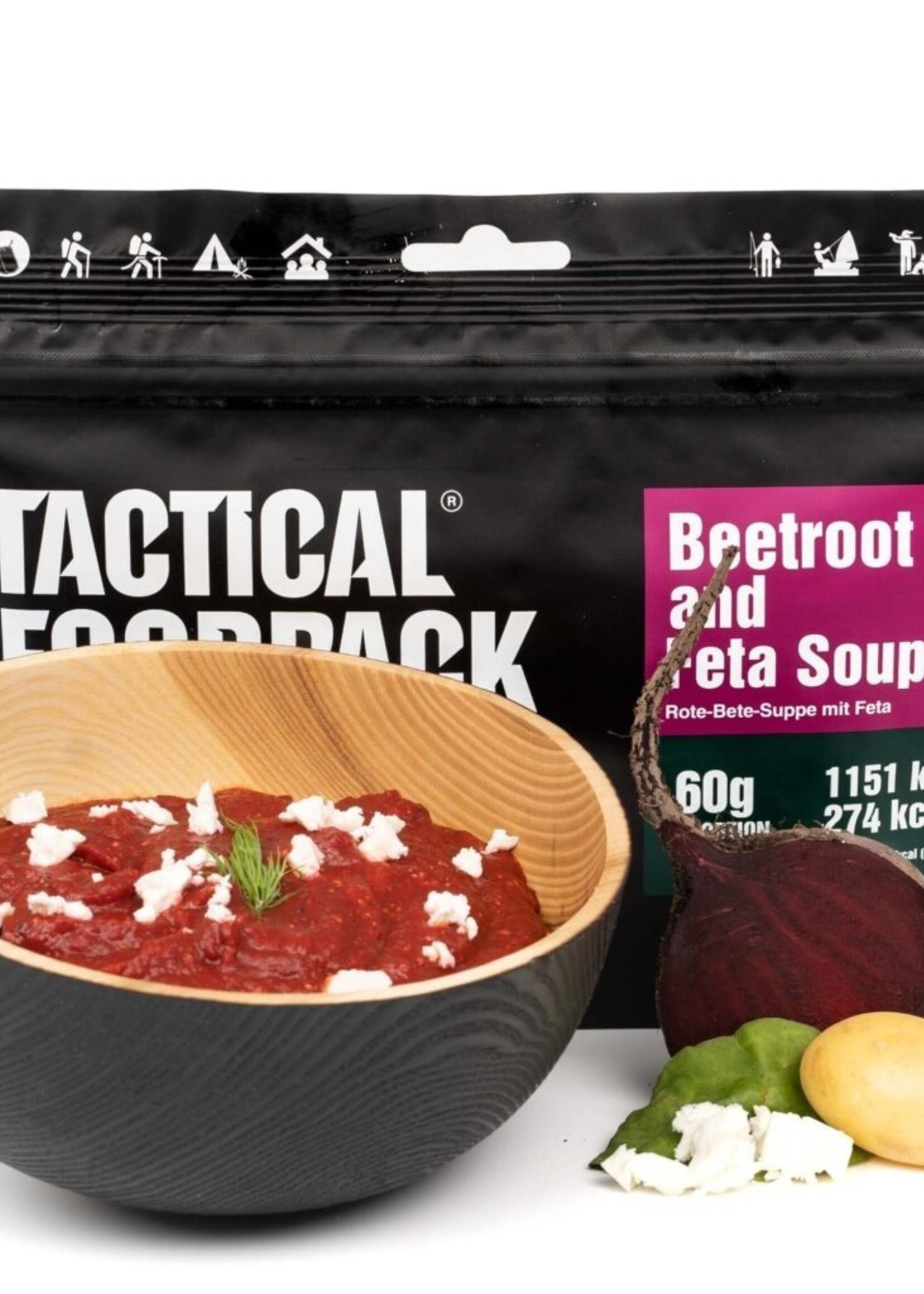 Tactical Foodpack Beetroot and Feta Soup 60g