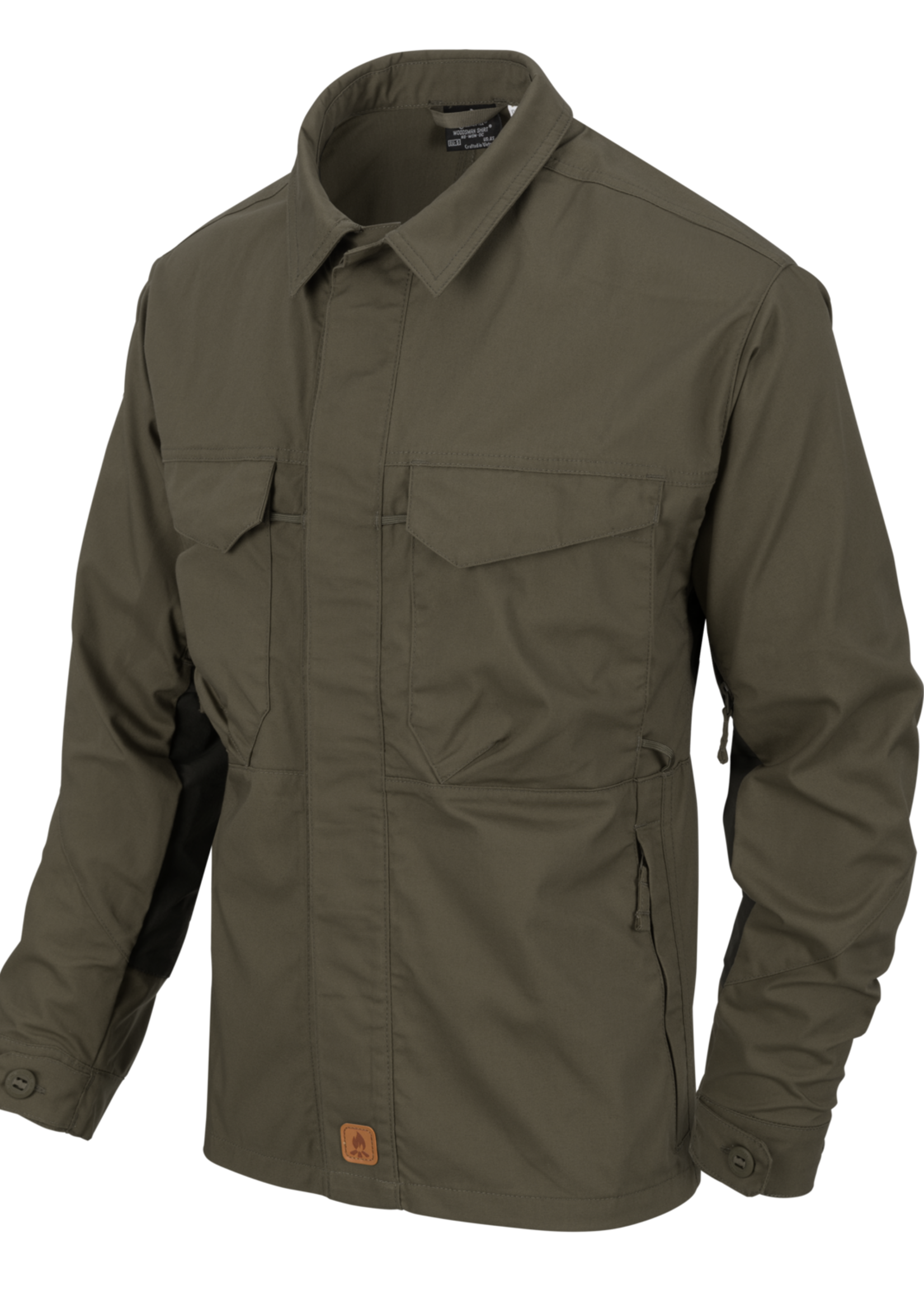 Helikon Woodsman Shirt (Taiga Green/Black A)