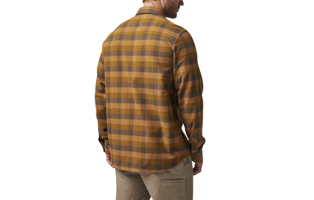 Lester Long Sleeve Shirt (Brown Duck Plaid)