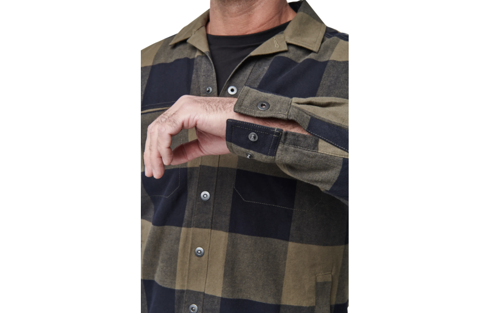 Lester Long Sleeve Shirt (Brown Duck Plaid)