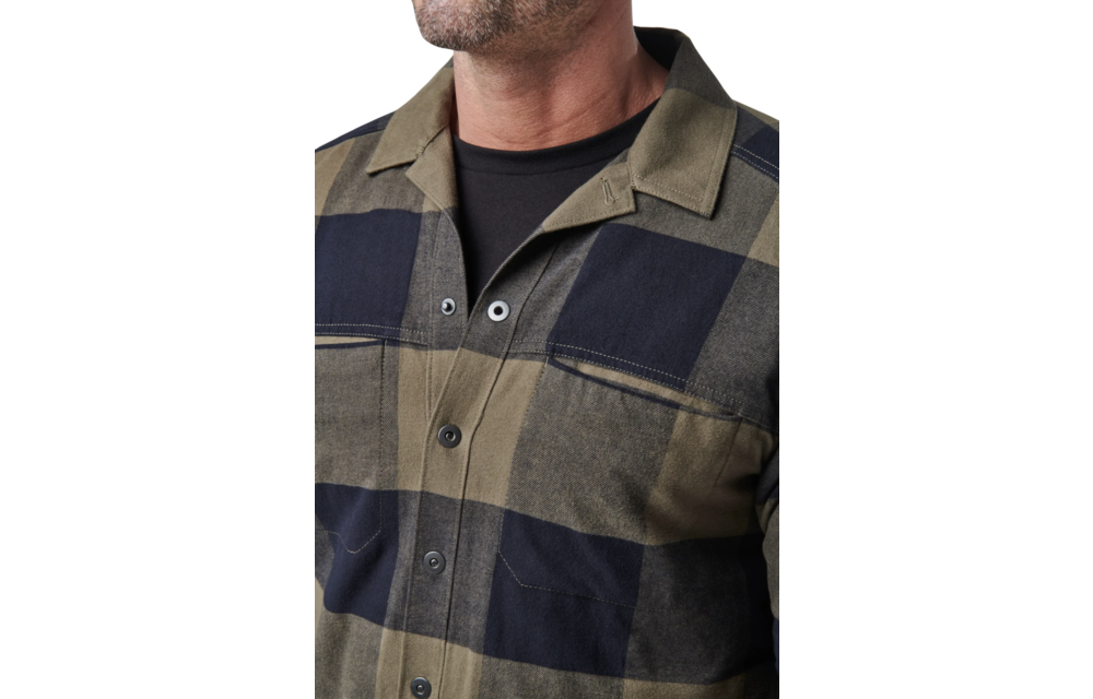 Lester Long Sleeve Shirt (Brown Duck Plaid)
