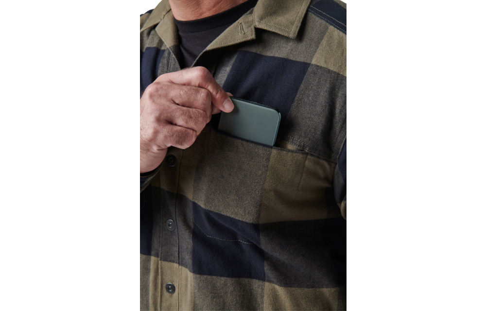 Lester Long Sleeve Shirt (Brown Duck Plaid)