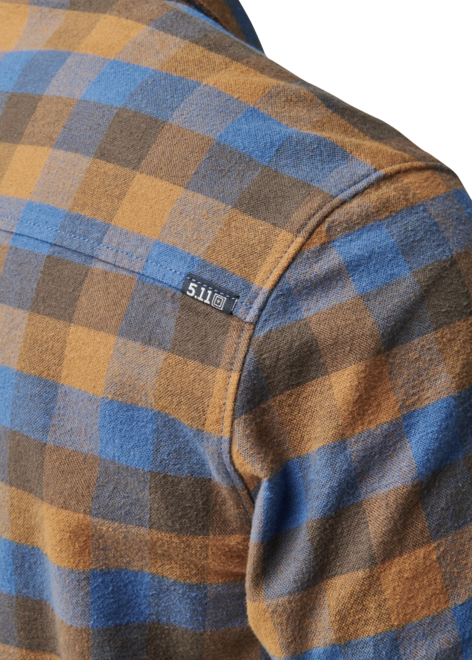 5.11 Tactical Lester Long Sleeve Shirt (Cobalt Blue Plaid)